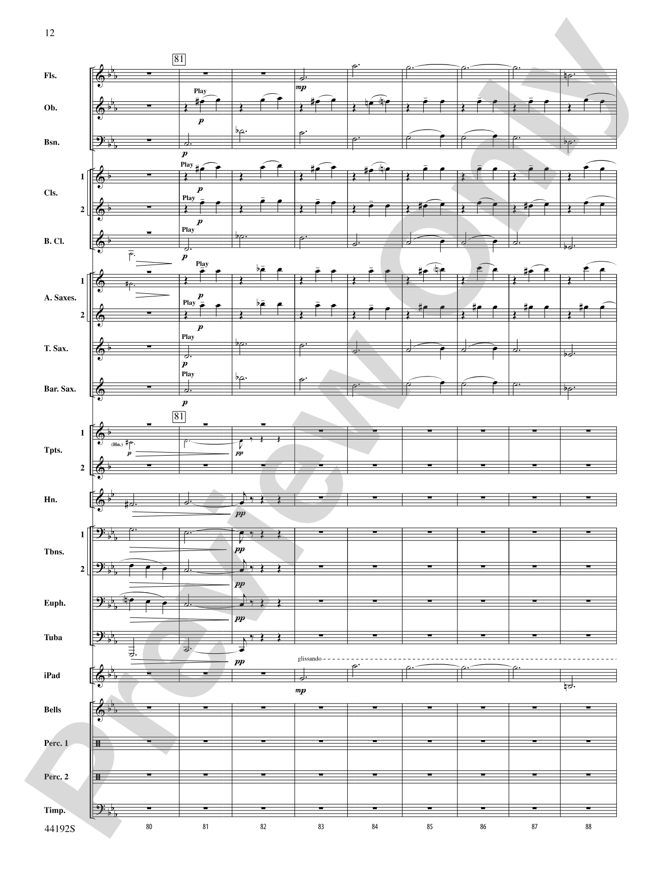 The Haunted Carousel: Score