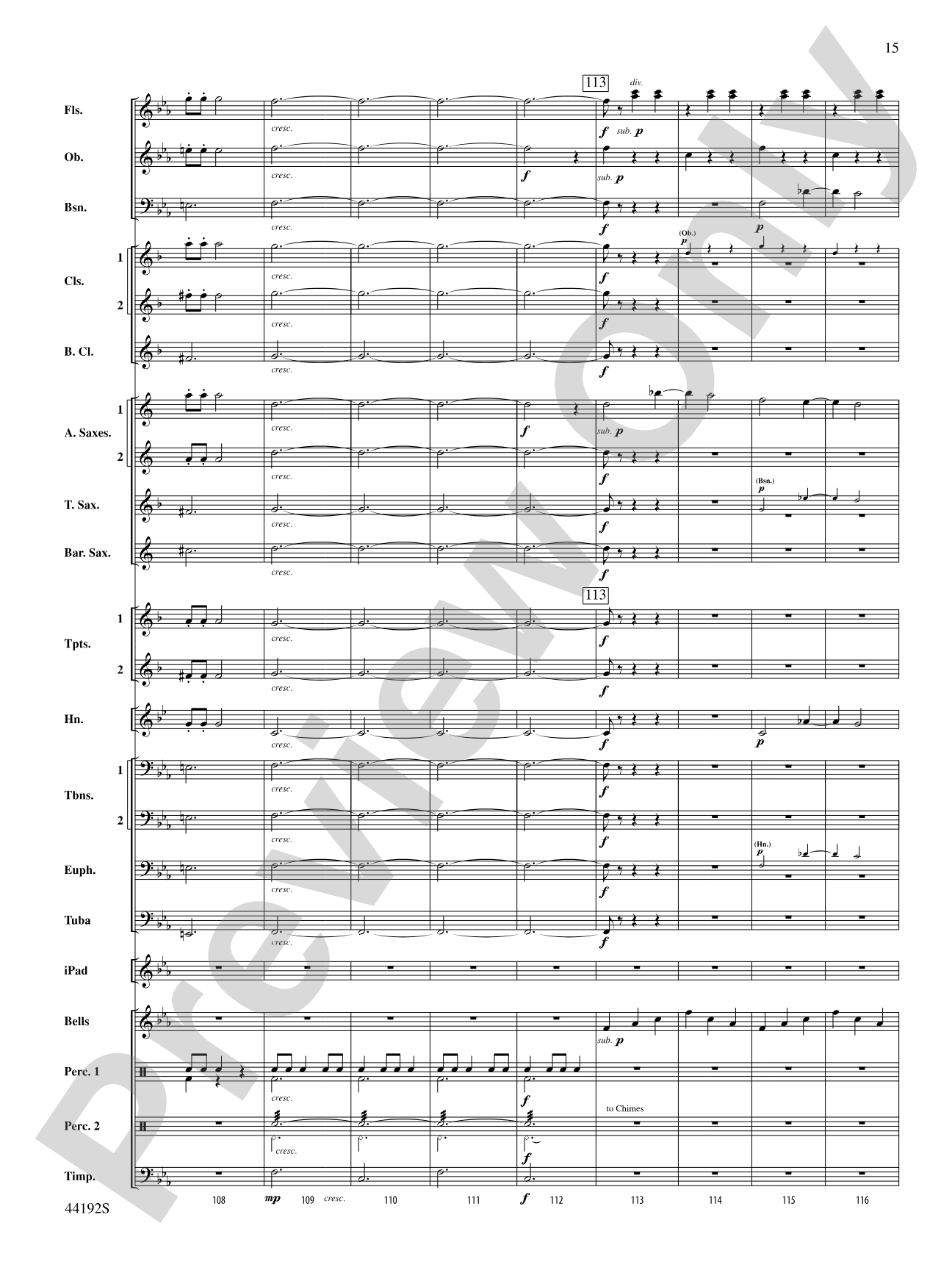 The Haunted Carousel: Score