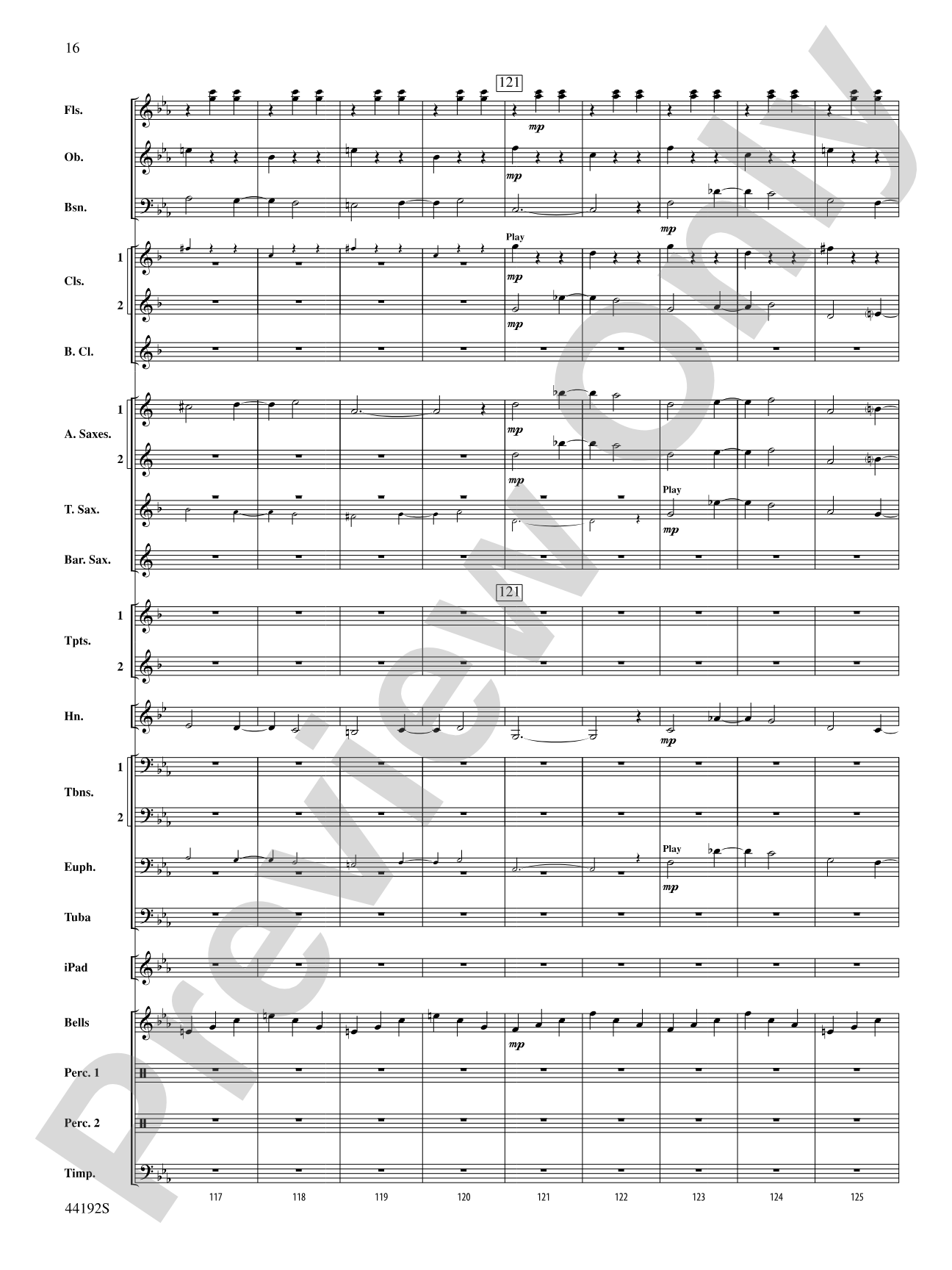 The Haunted Carousel: Score