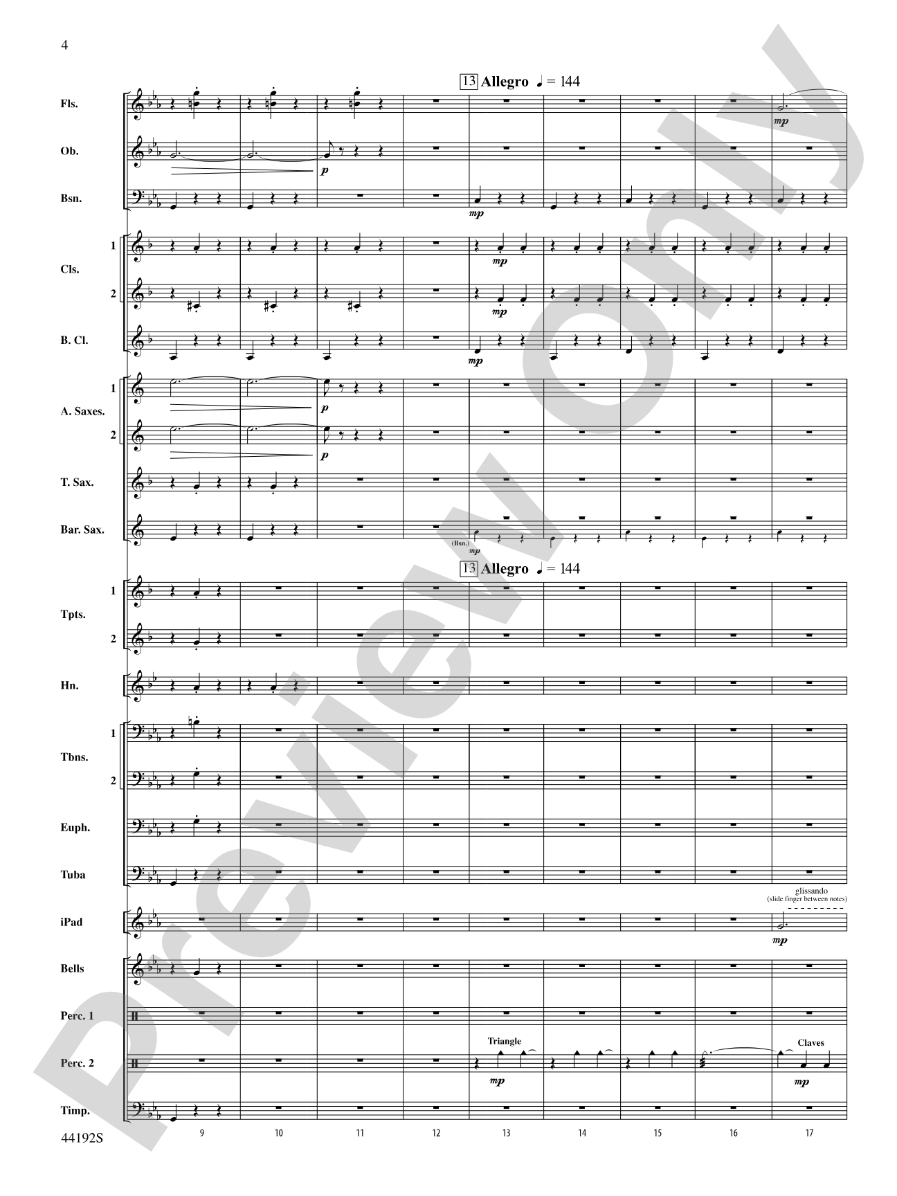 The Haunted Carousel: Score