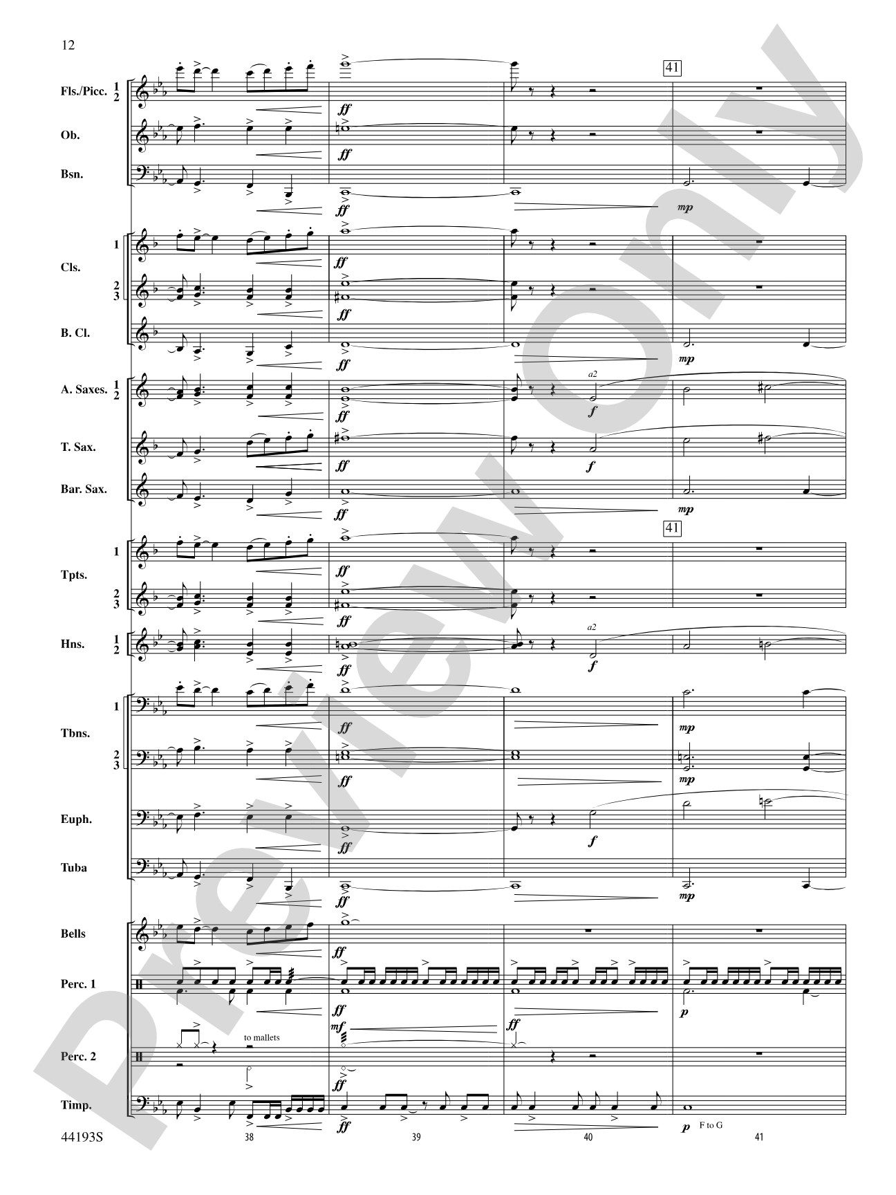 Bright Lights!: Concert Band Conductor Score & Parts