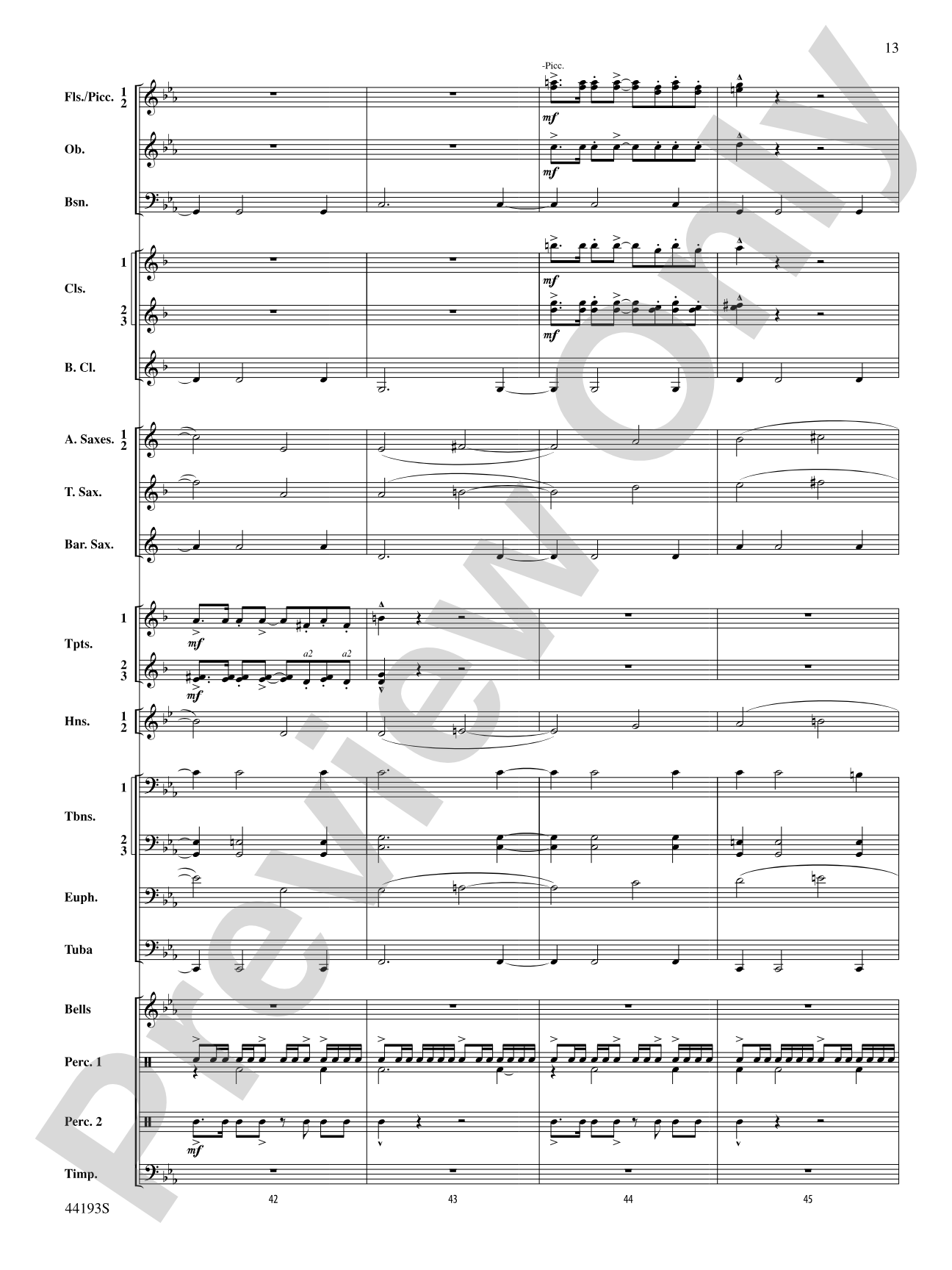 Bright Lights!: Concert Band Conductor Score & Parts