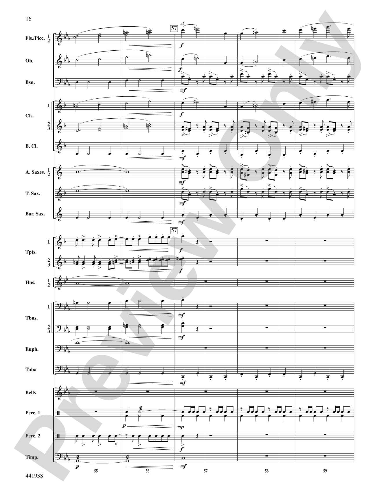 Bright Lights!: Concert Band Conductor Score & Parts