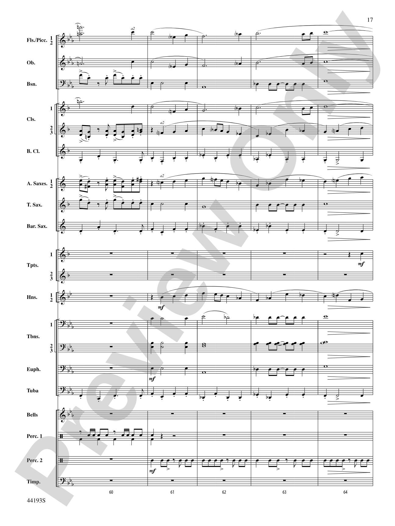Bright Lights!: Concert Band Conductor Score & Parts