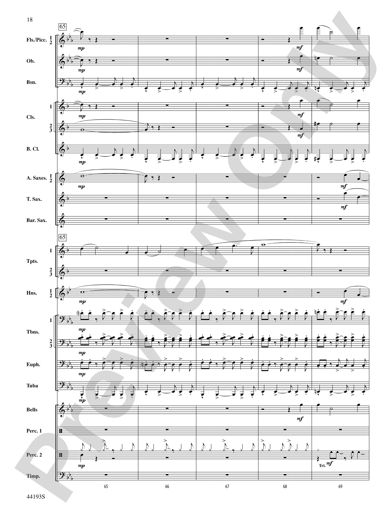 Bright Lights!: Concert Band Conductor Score & Parts