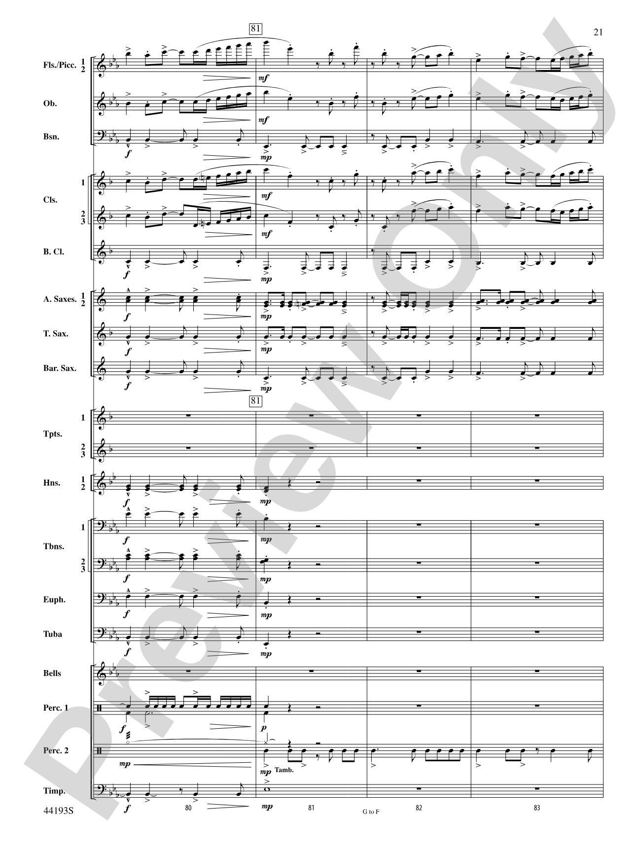 Bright Lights!: Concert Band Conductor Score & Parts