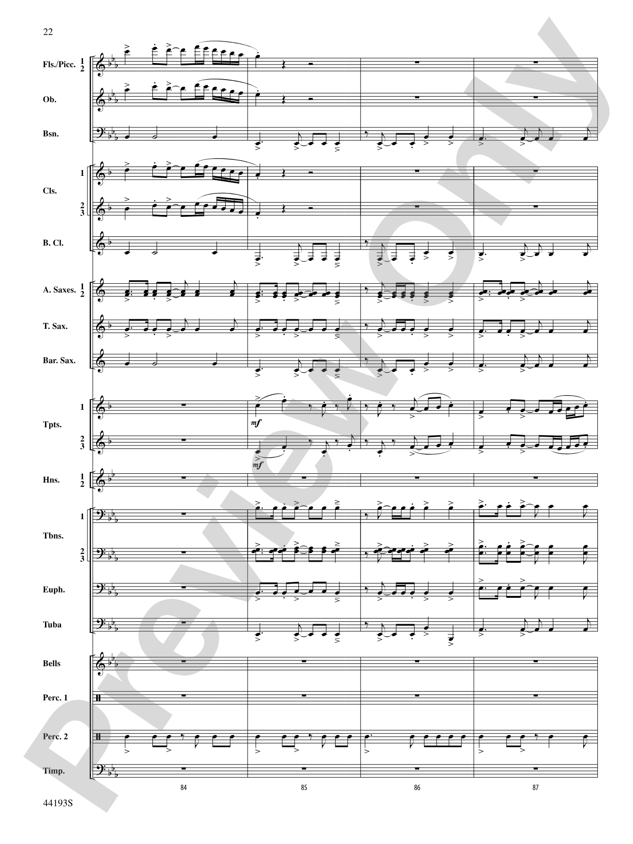 Bright Lights!: Concert Band Conductor Score & Parts