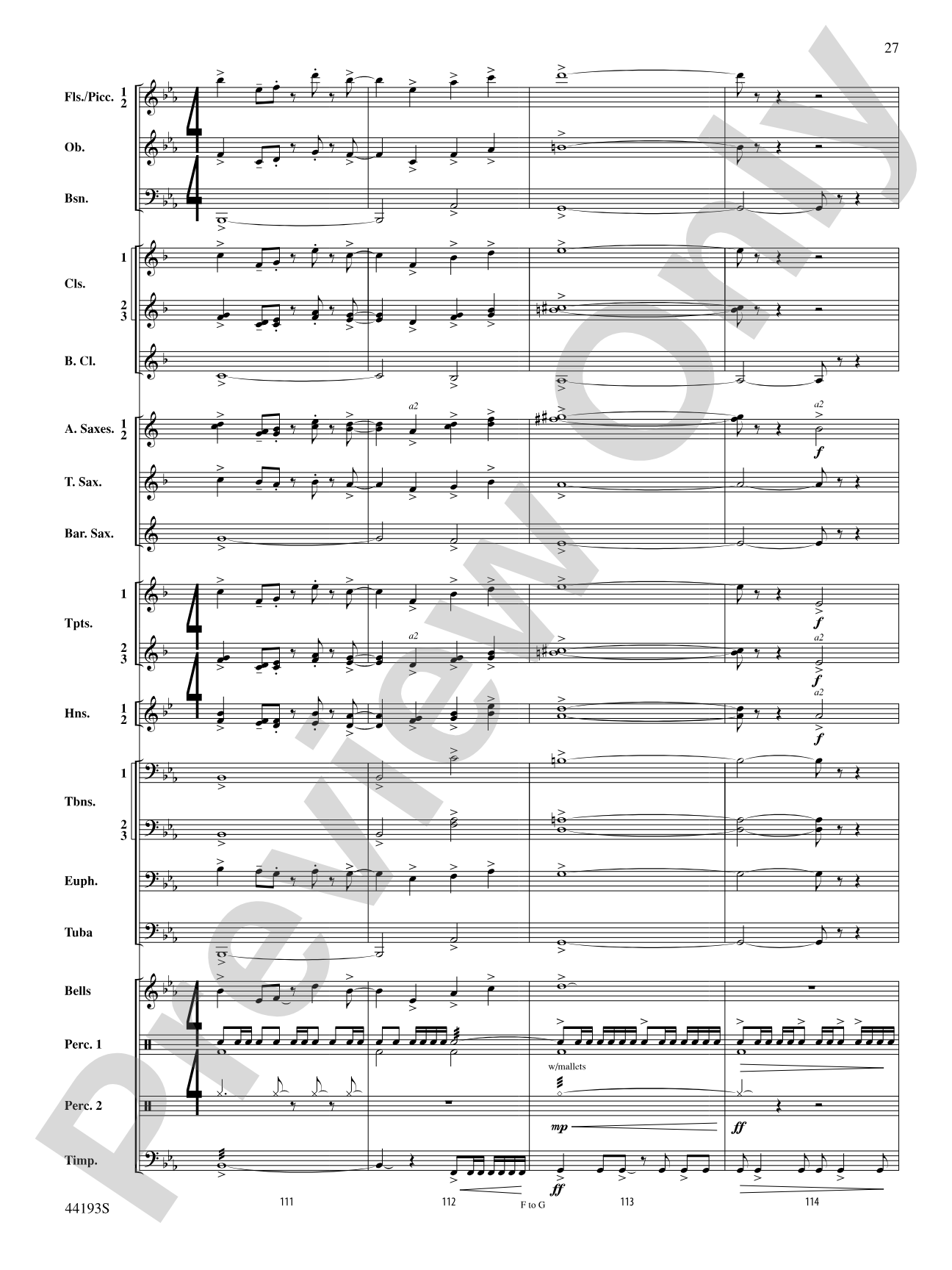 Bright Lights!: Concert Band Conductor Score & Parts