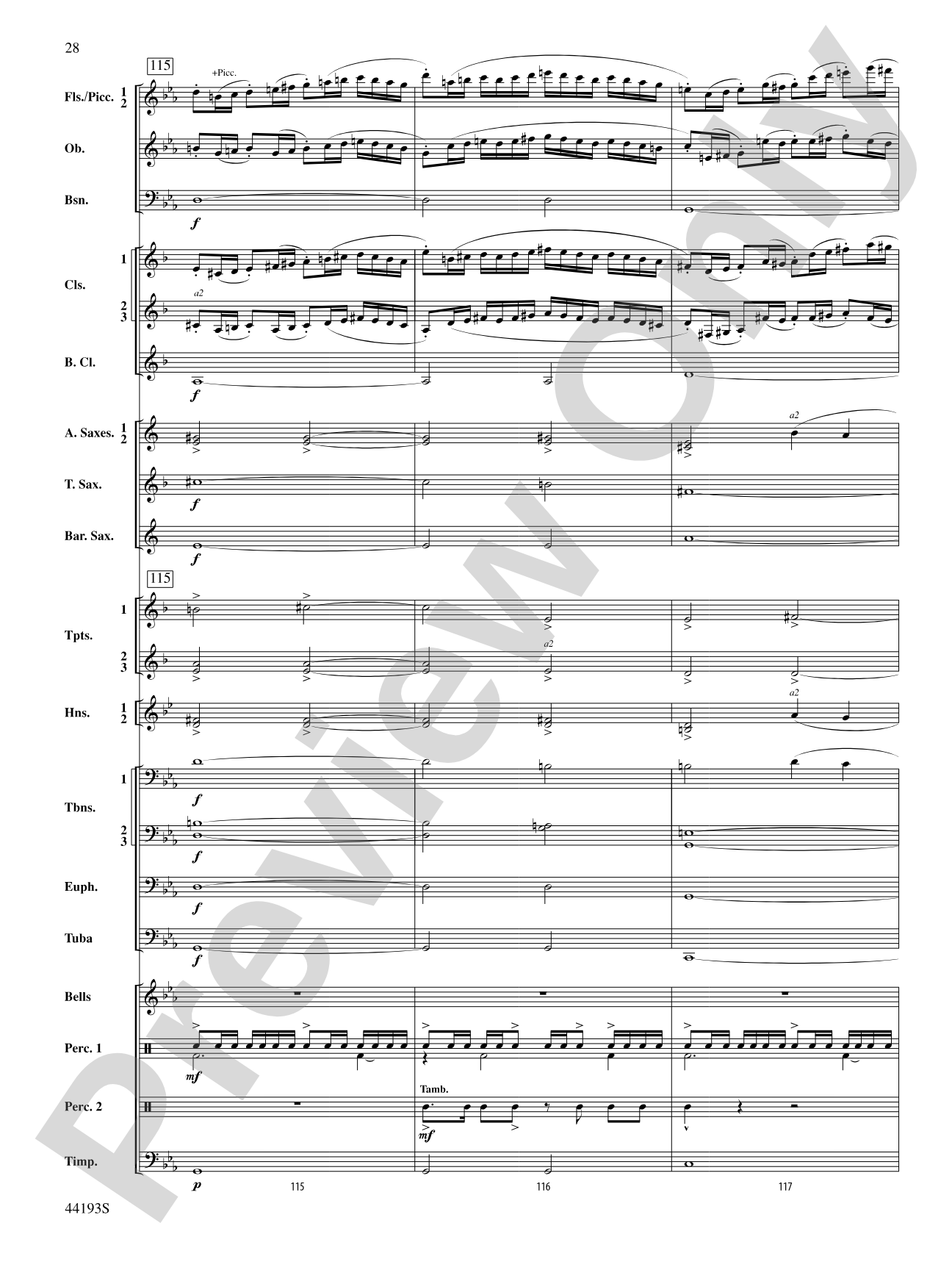 Bright Lights!: Concert Band Conductor Score & Parts