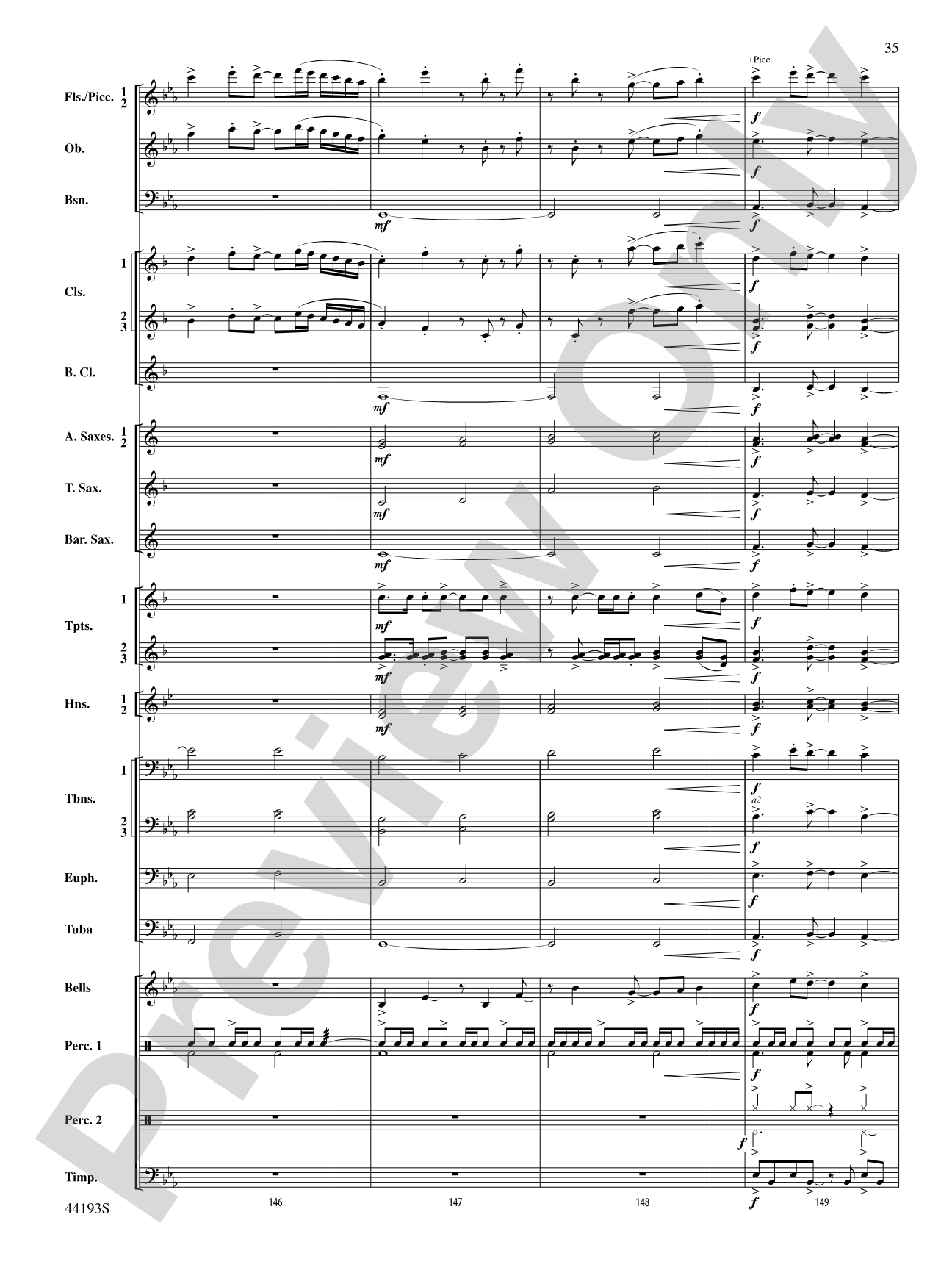 Bright Lights!: Concert Band Conductor Score & Parts