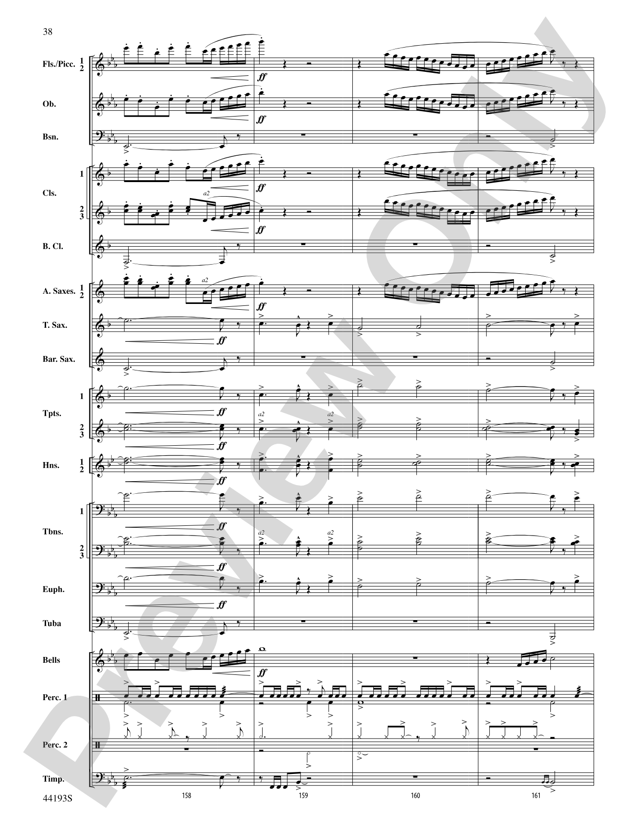 Bright Lights!: Concert Band Conductor Score & Parts