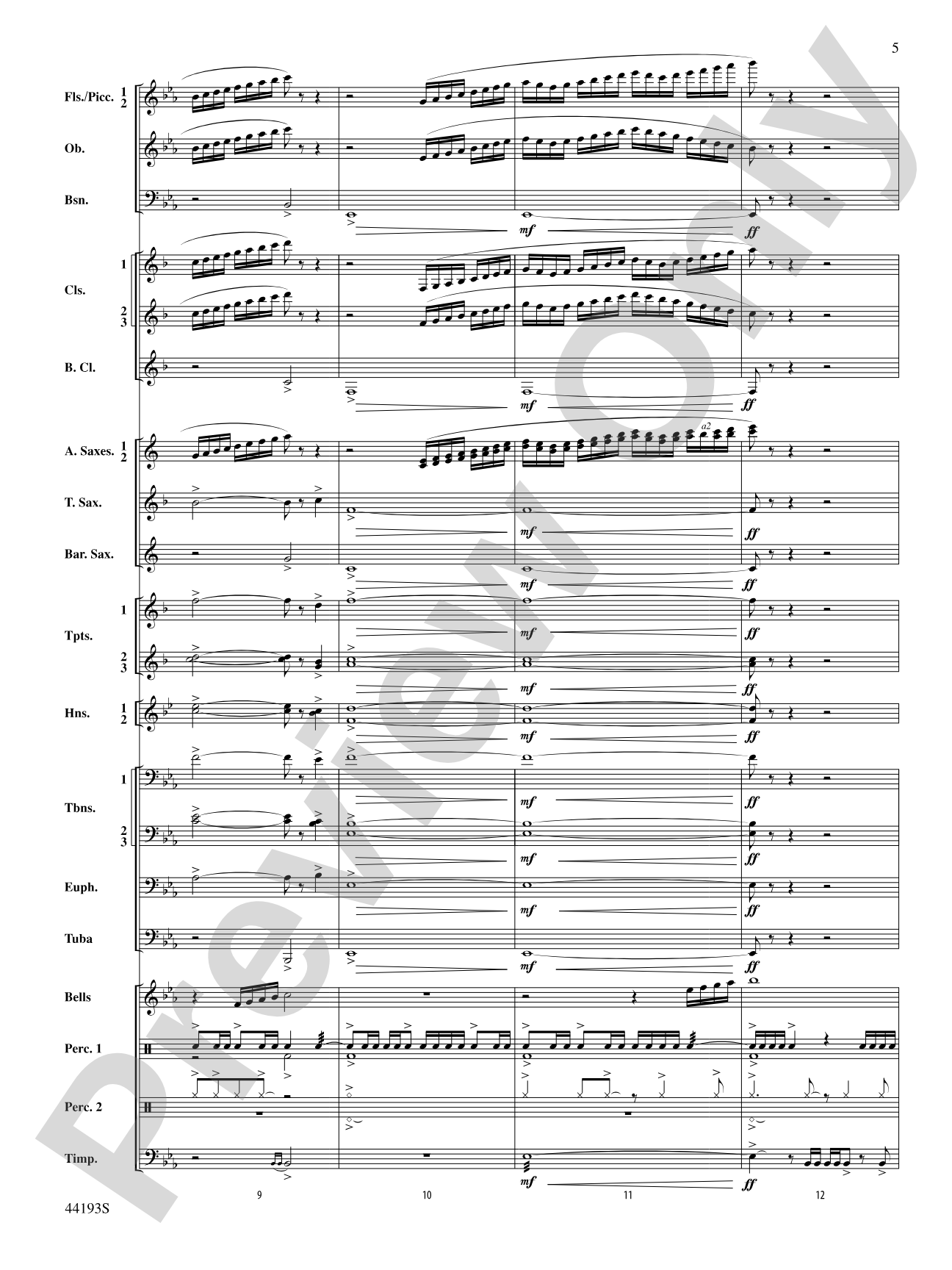Bright Lights!: Concert Band Conductor Score & Parts