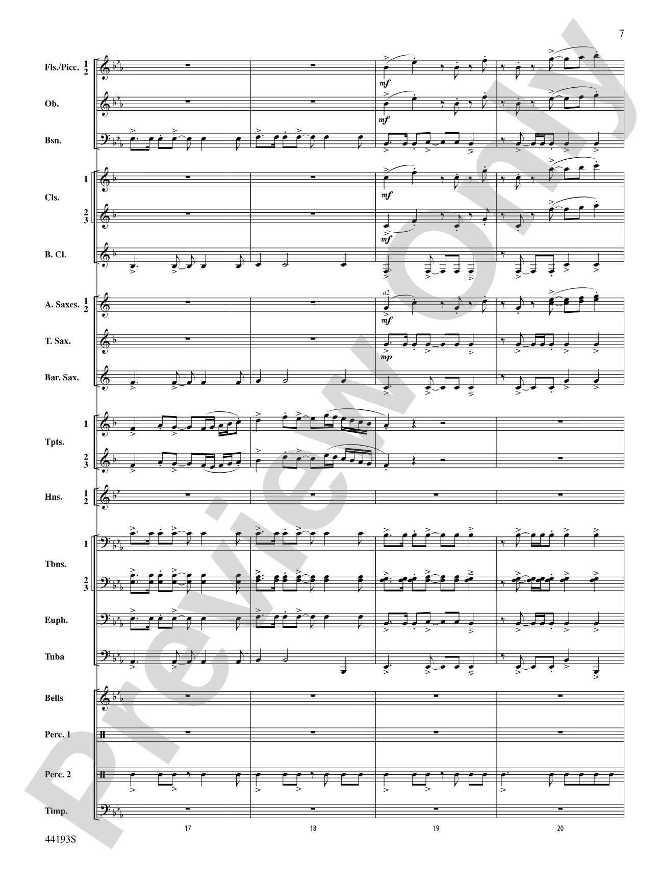Bright Lights!: Concert Band Conductor Score & Parts