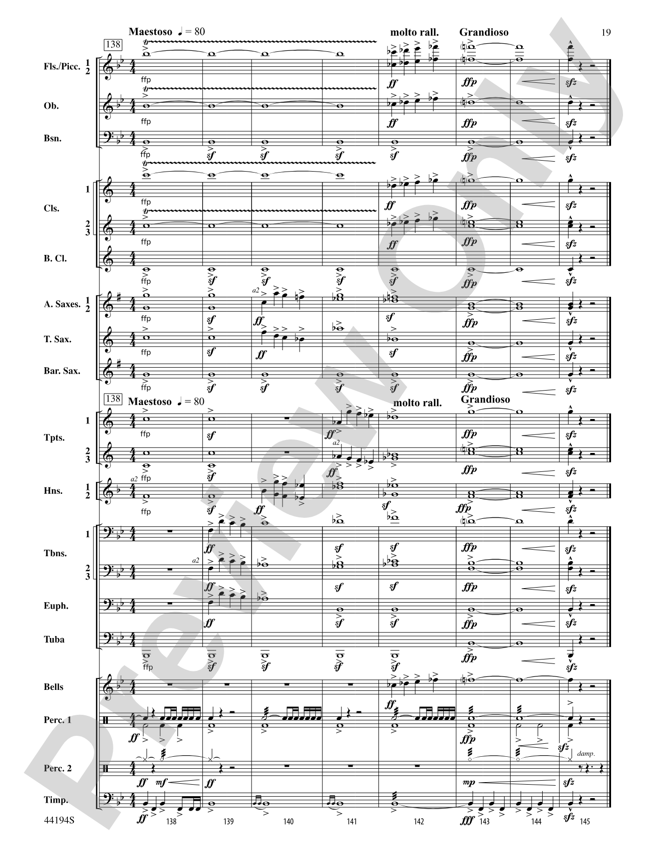 Mills on the Merrimack: Concert Band Conductor Score & Parts