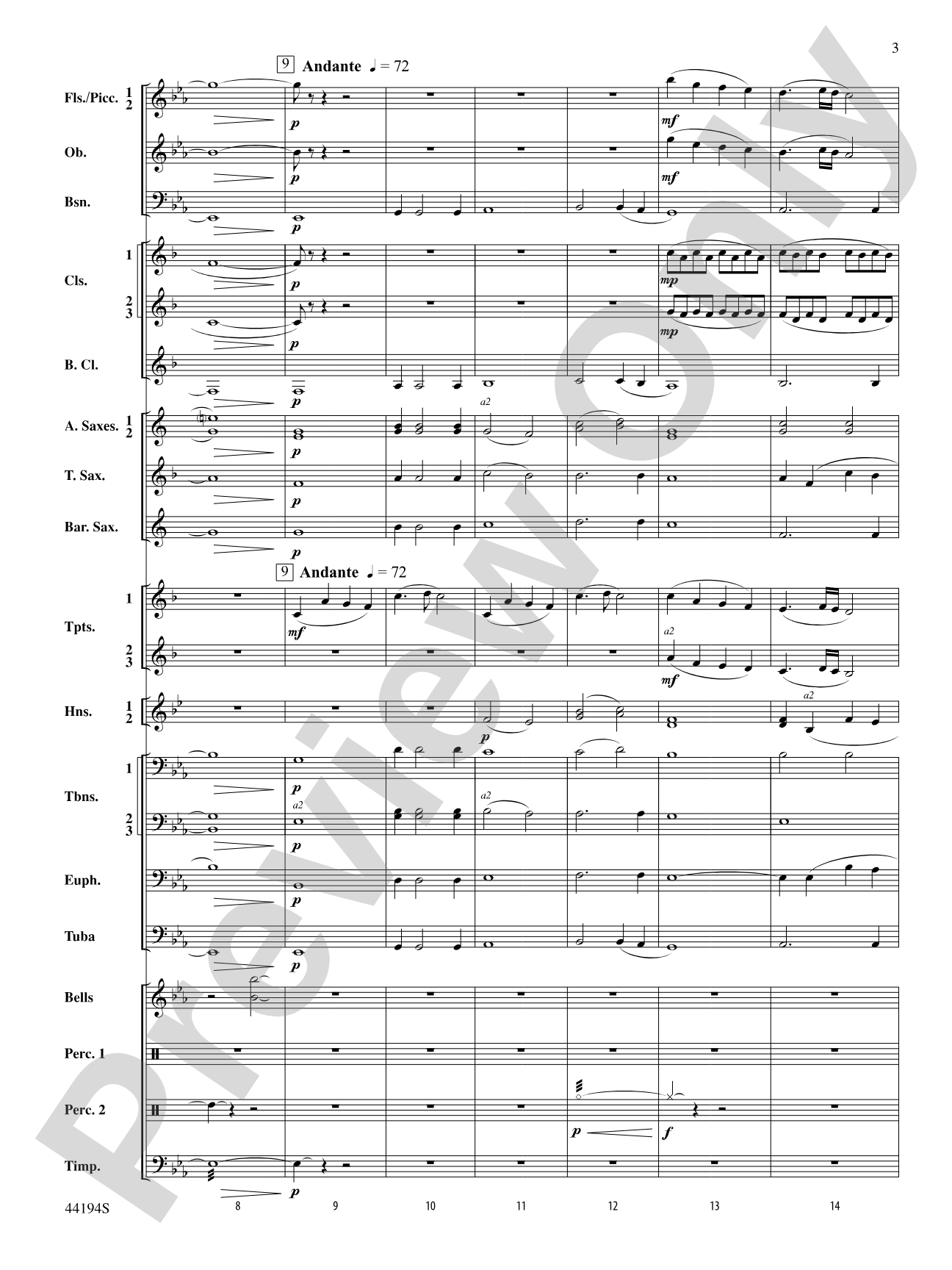 Mills on the Merrimack: Concert Band Conductor Score & Parts