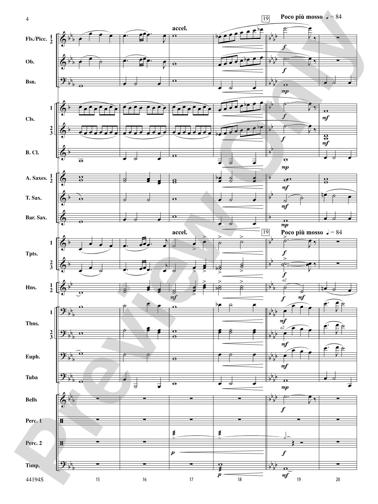 Mills on the Merrimack: Concert Band Conductor Score & Parts