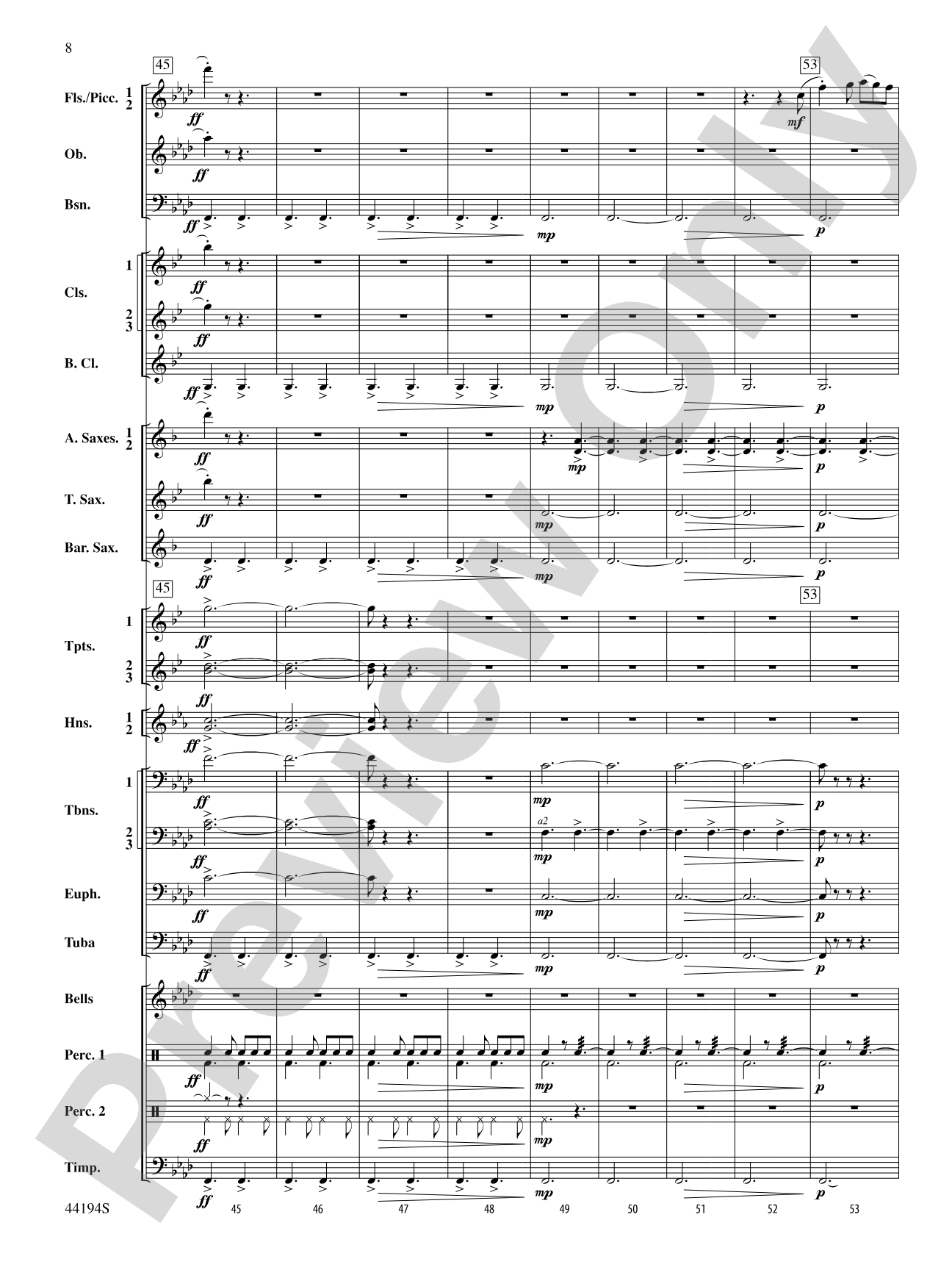 Mills on the Merrimack: Concert Band Conductor Score & Parts