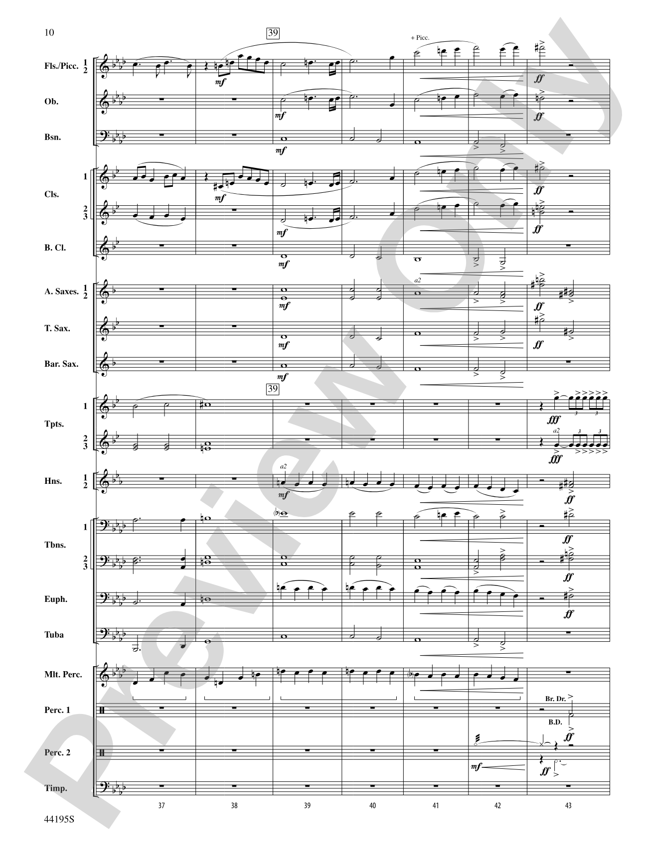 Children of Gaia: Concert Band Conductor Score & Parts