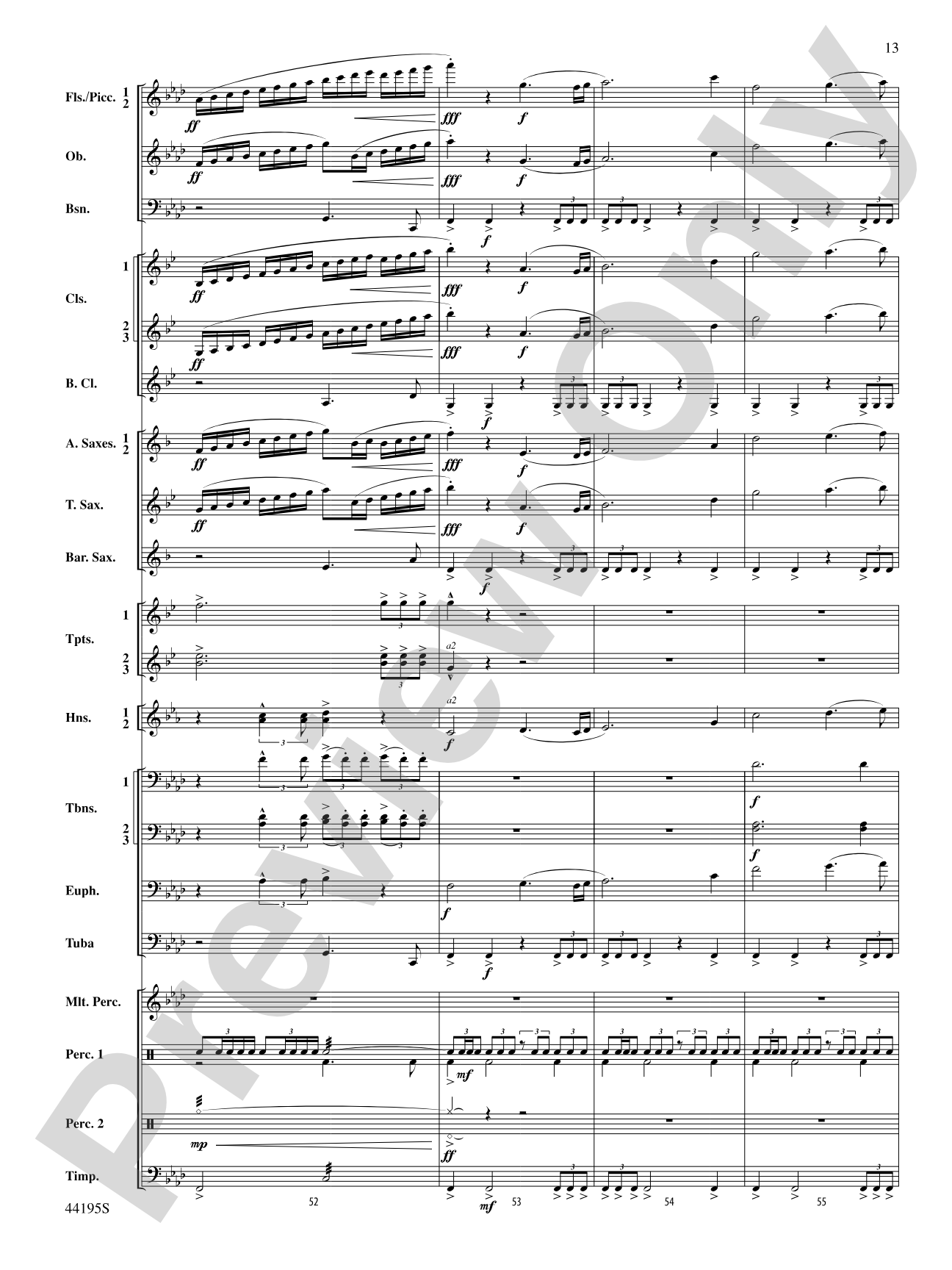 Children of Gaia: Concert Band Conductor Score & Parts