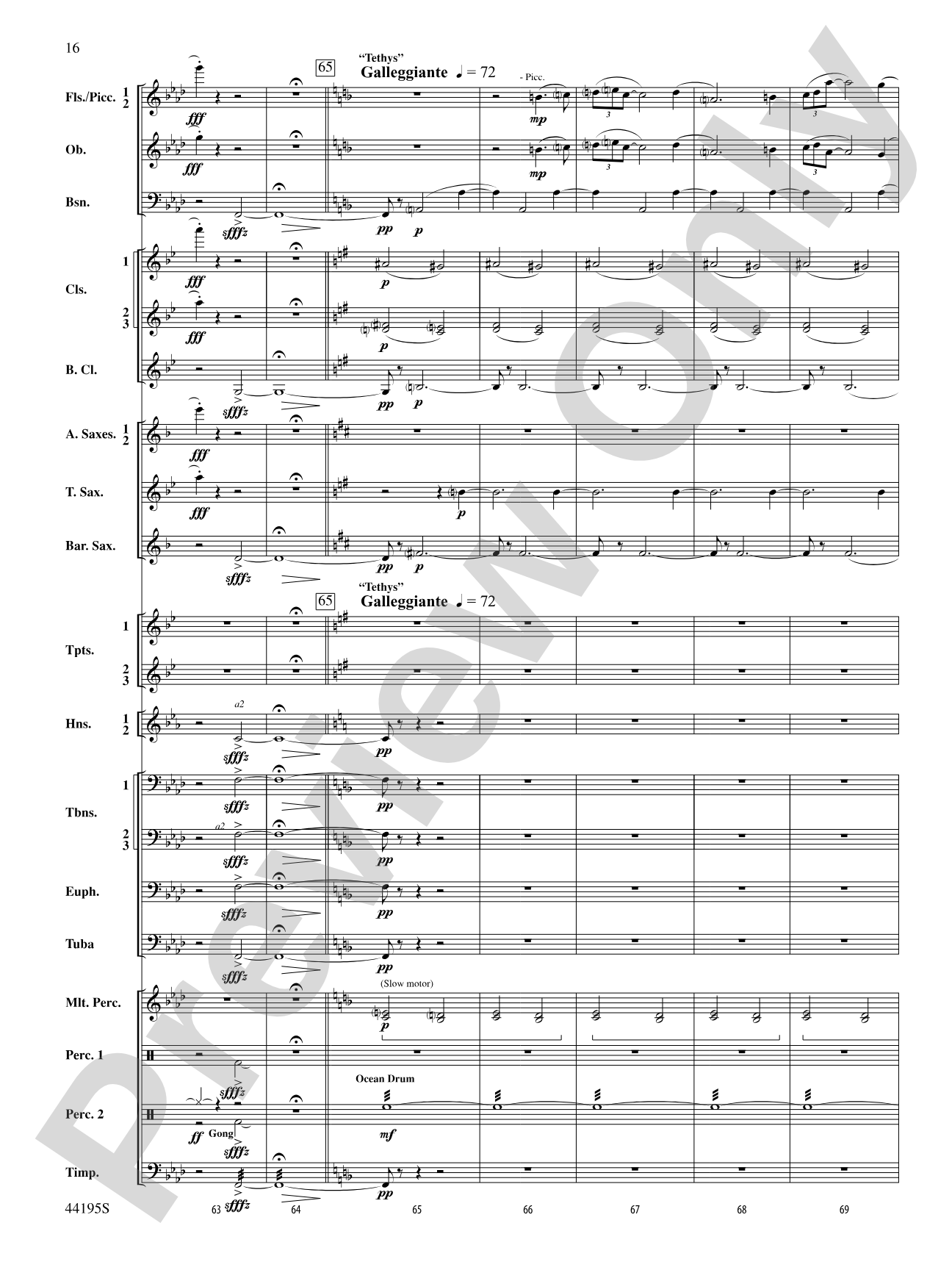 Children of Gaia: Concert Band Conductor Score & Parts