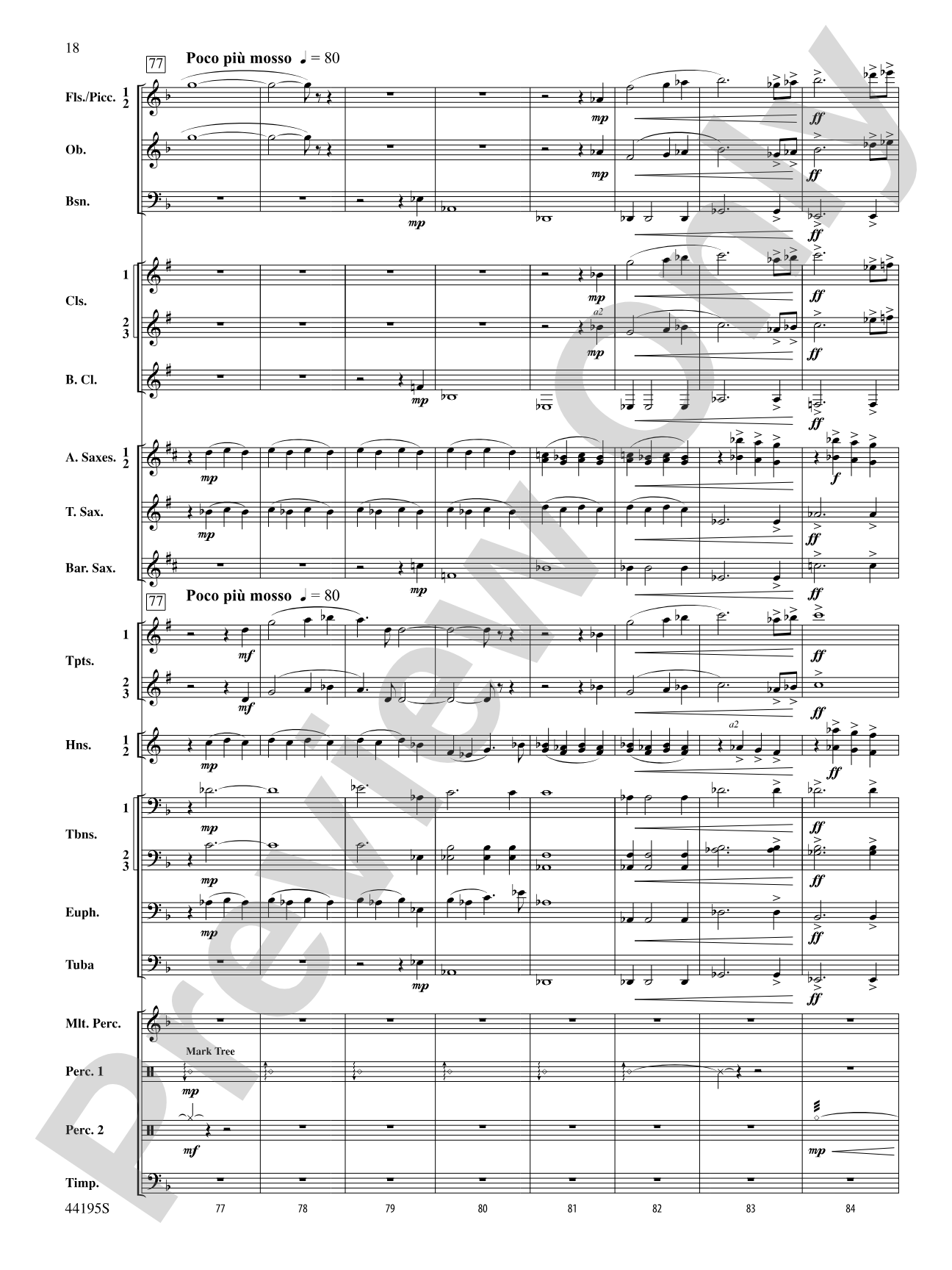 Children of Gaia: Concert Band Conductor Score & Parts