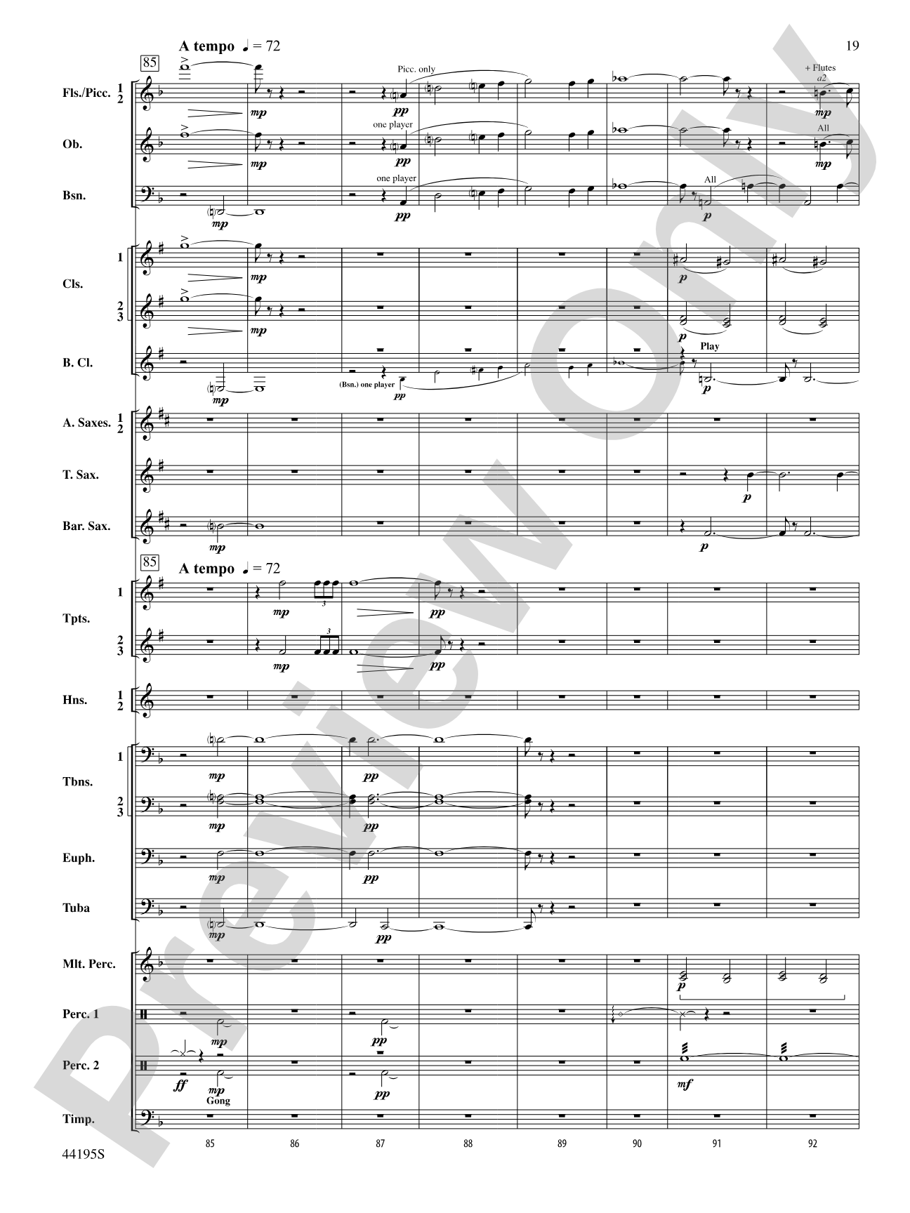 Children of Gaia: Concert Band Conductor Score & Parts