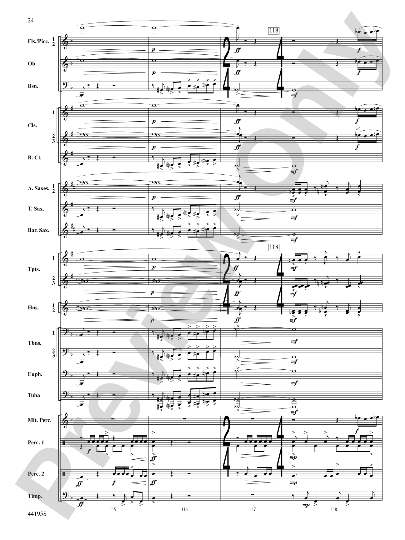 Children of Gaia: Concert Band Conductor Score & Parts