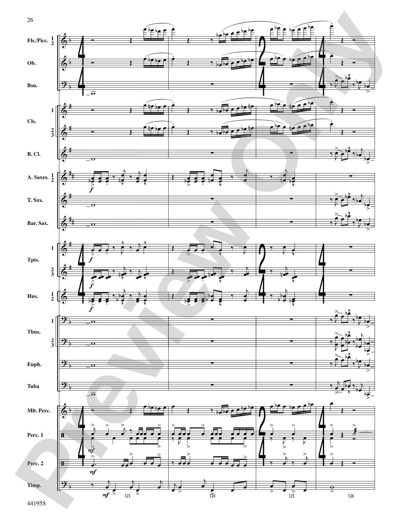 Children of Gaia: Concert Band Conductor Score & Parts