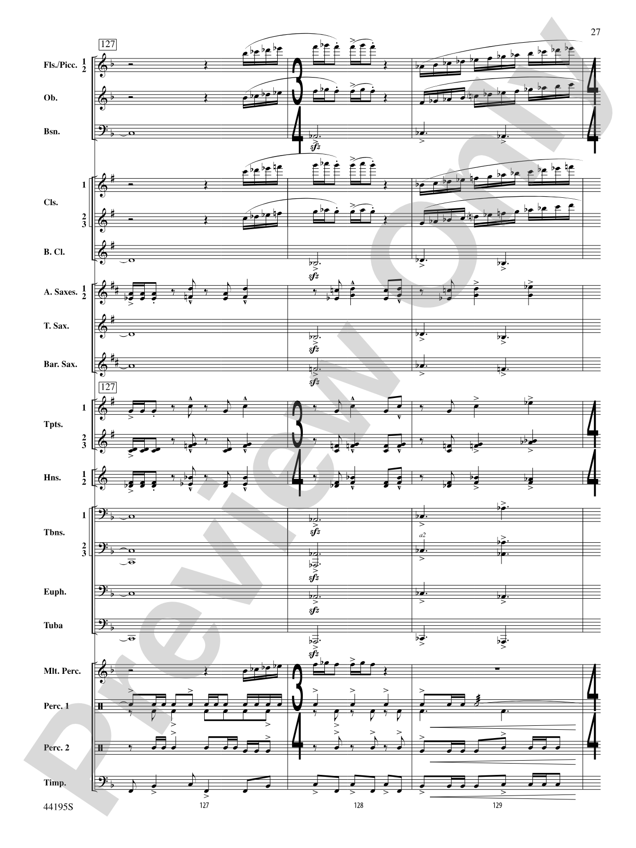 Children of Gaia: Concert Band Conductor Score & Parts
