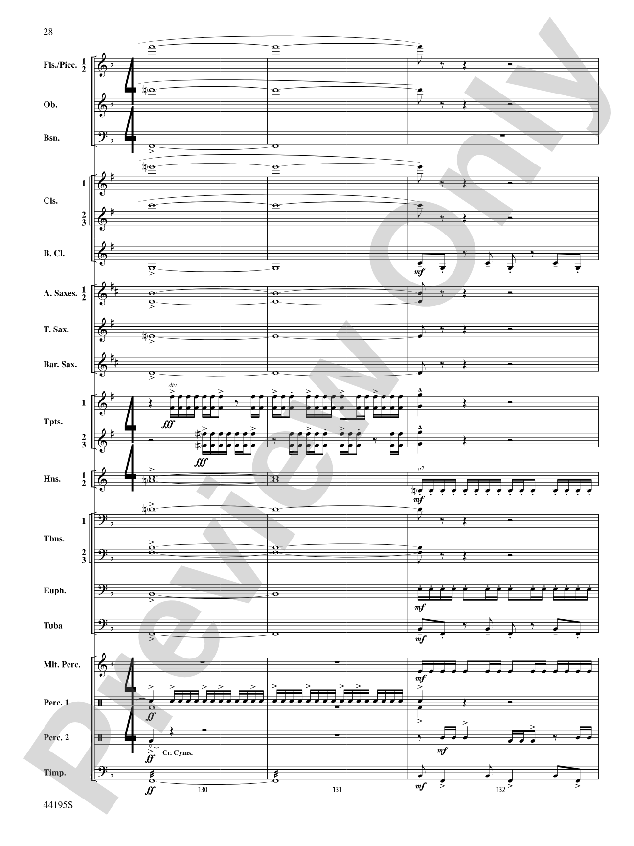 Children of Gaia: Concert Band Conductor Score & Parts