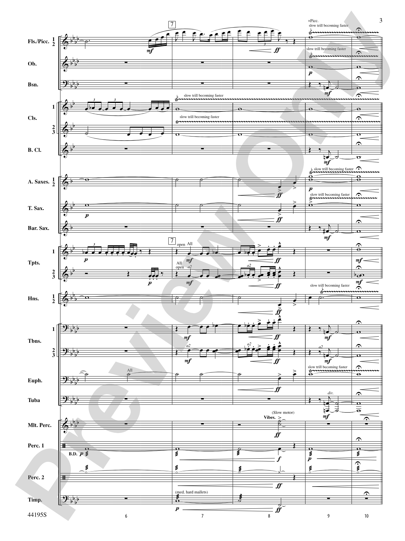 Children of Gaia: Concert Band Conductor Score & Parts