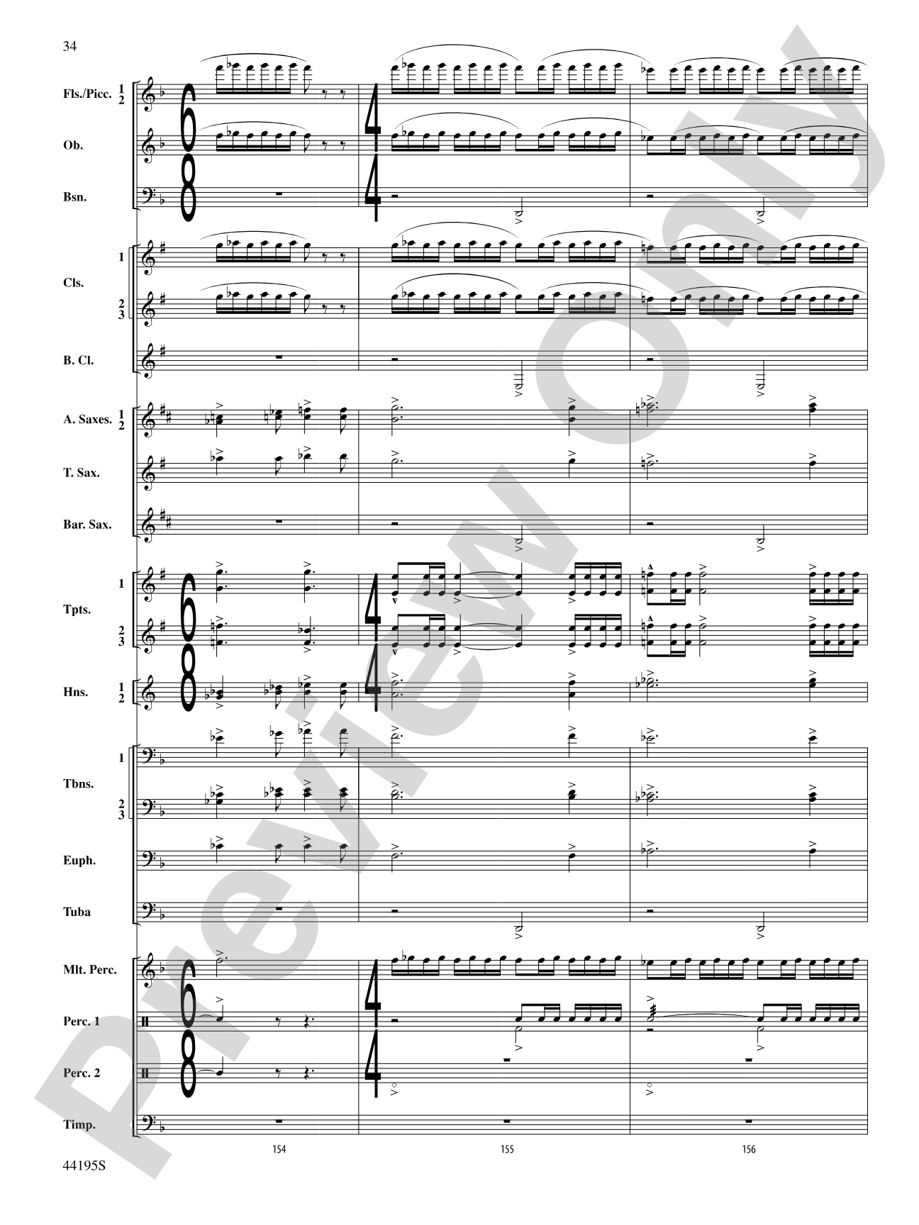 Children of Gaia: Concert Band Conductor Score & Parts