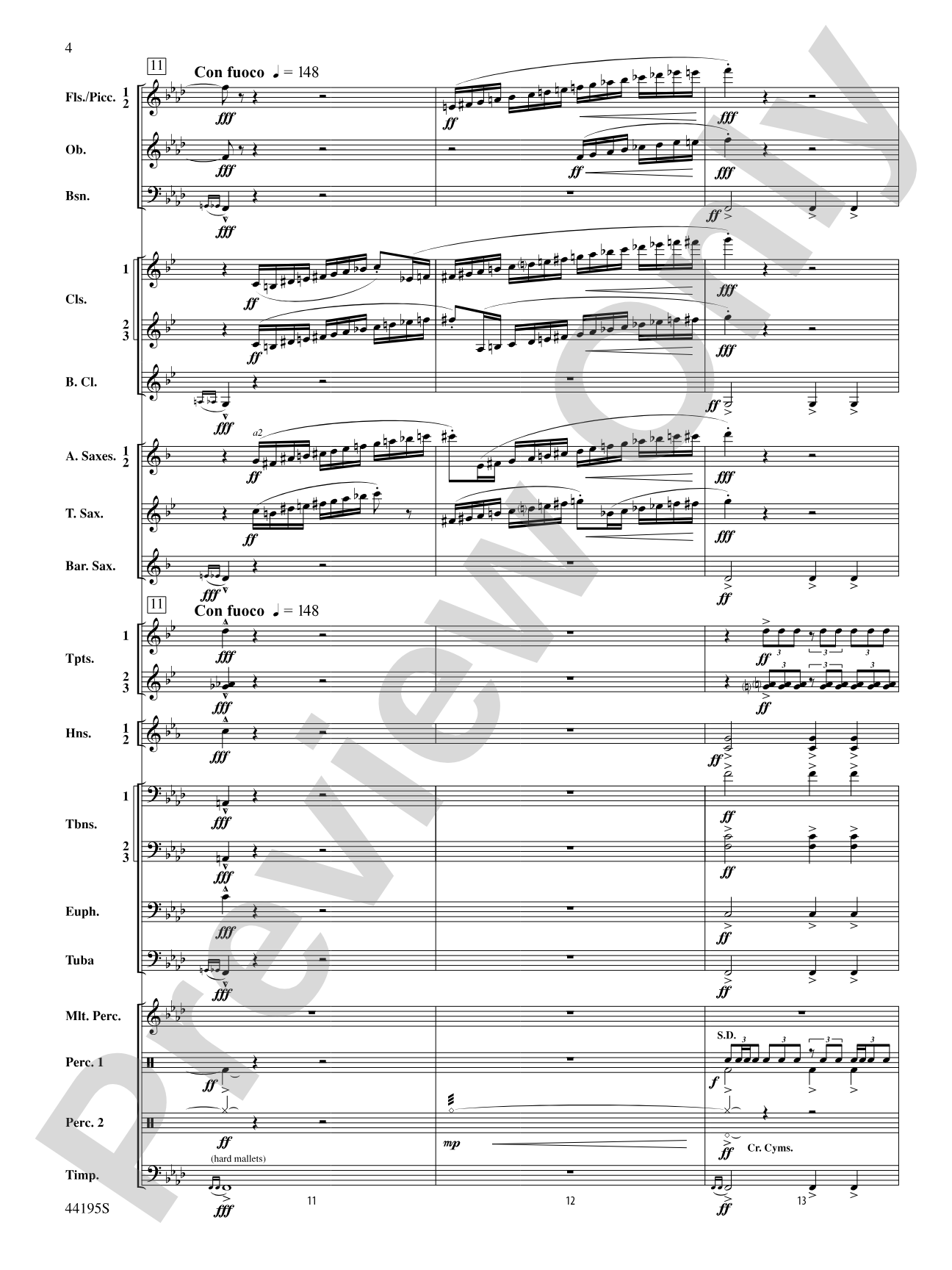 Children of Gaia: Concert Band Conductor Score & Parts
