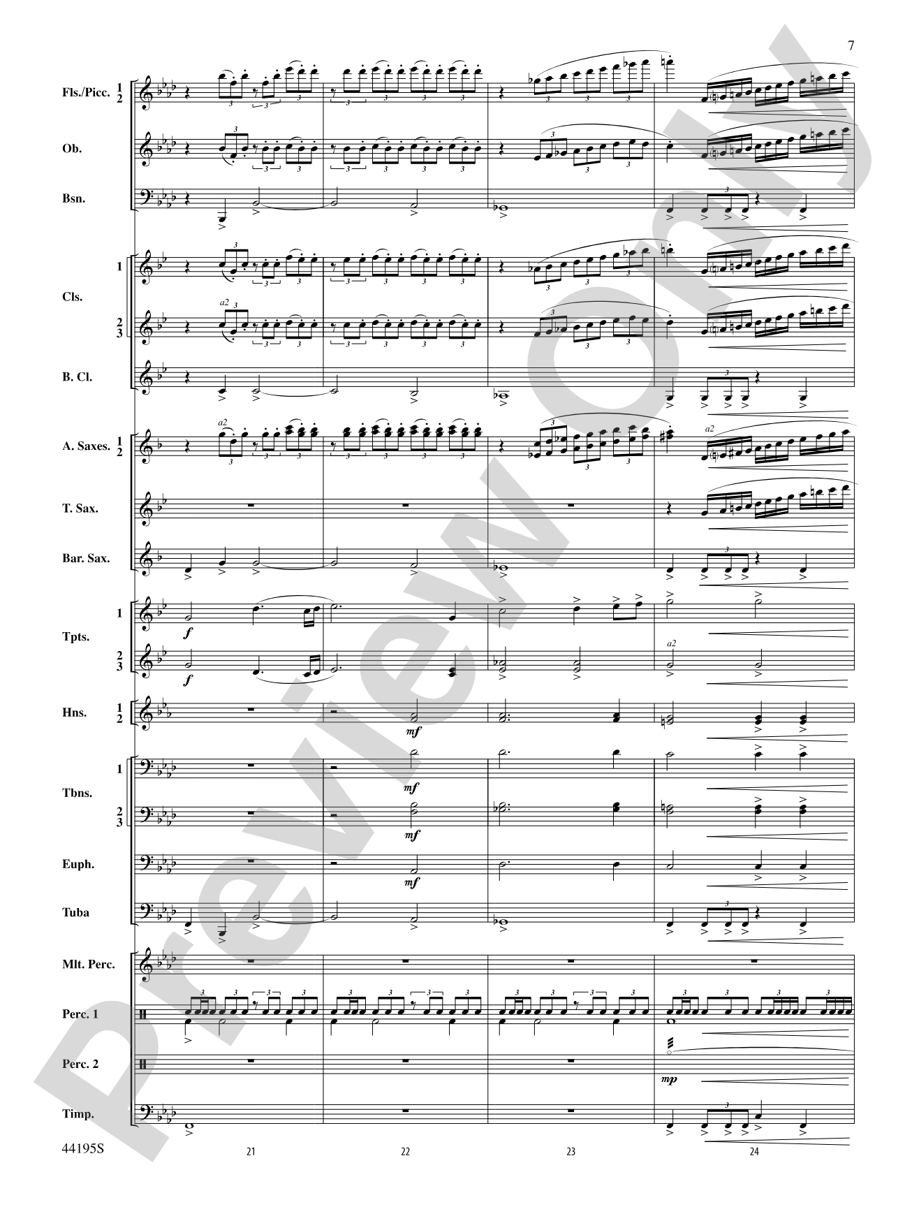 Children of Gaia: Concert Band Conductor Score & Parts