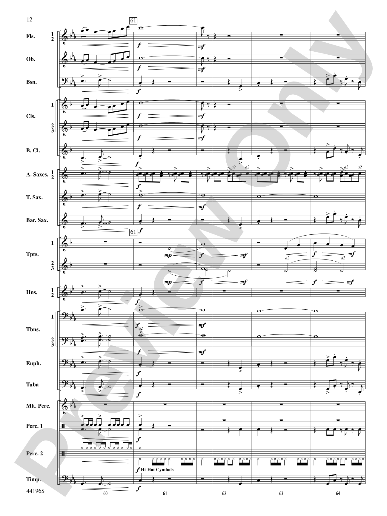 Finding a Way: Concert Band Conductor Score & Parts