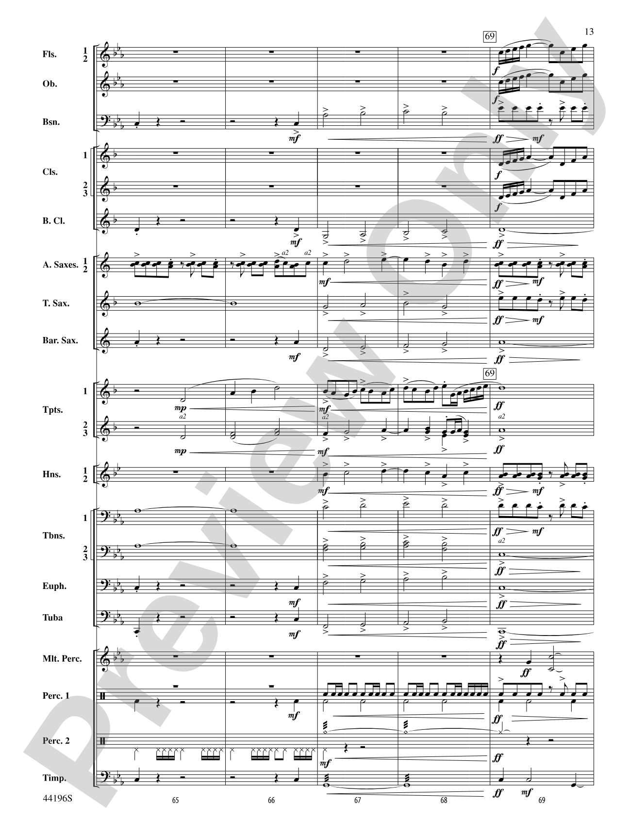 Finding a Way: Concert Band Conductor Score & Parts