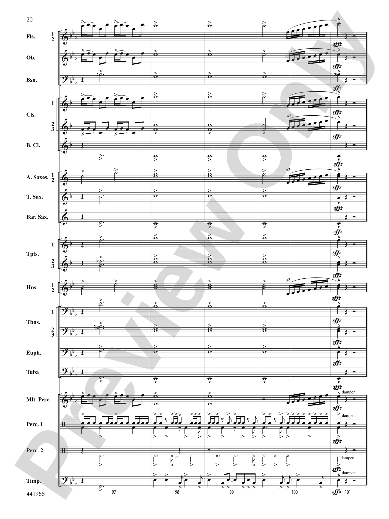 Finding a Way: Concert Band Conductor Score & Parts