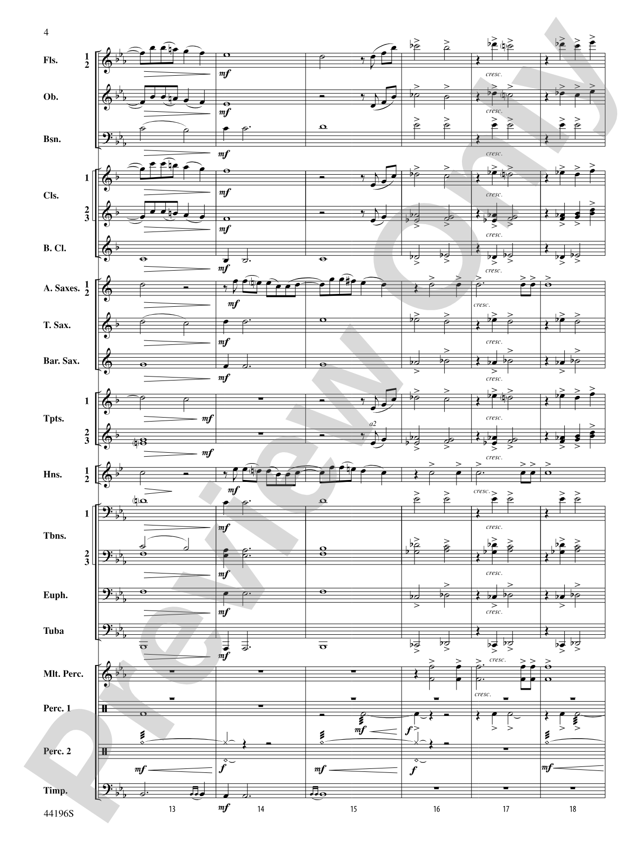 Finding a Way: Concert Band Conductor Score & Parts