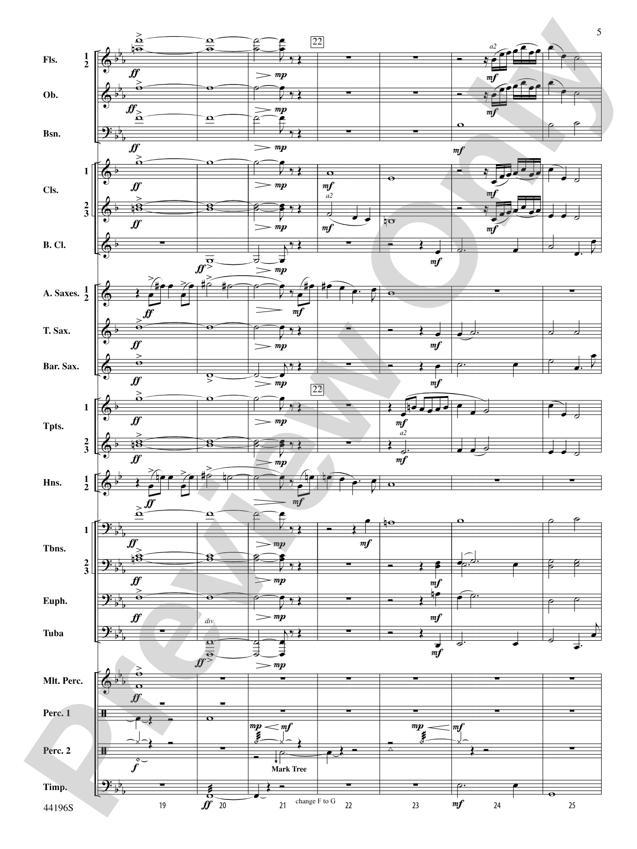 Finding a Way: Concert Band Conductor Score & Parts