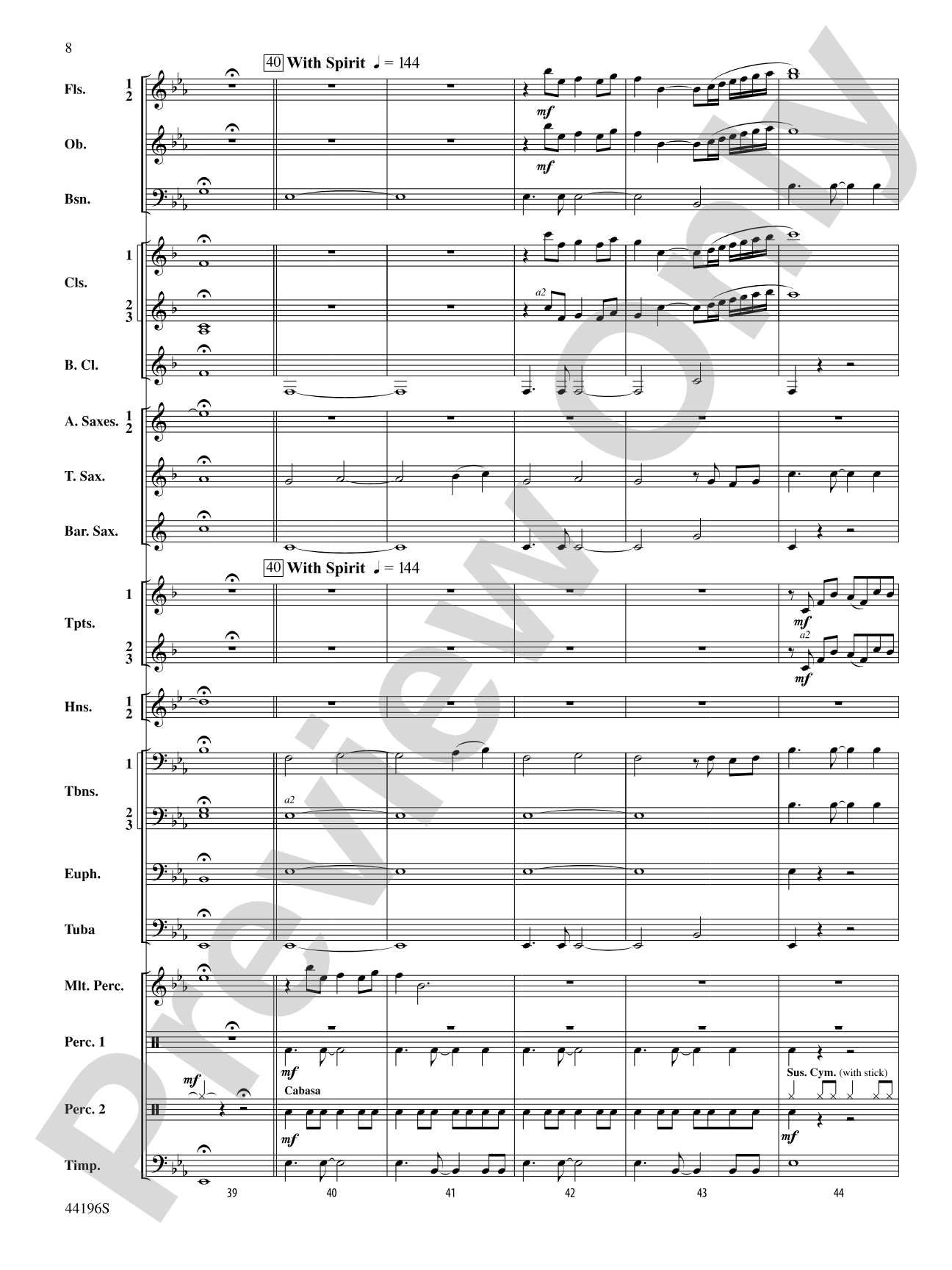 Finding a Way: Concert Band Conductor Score & Parts