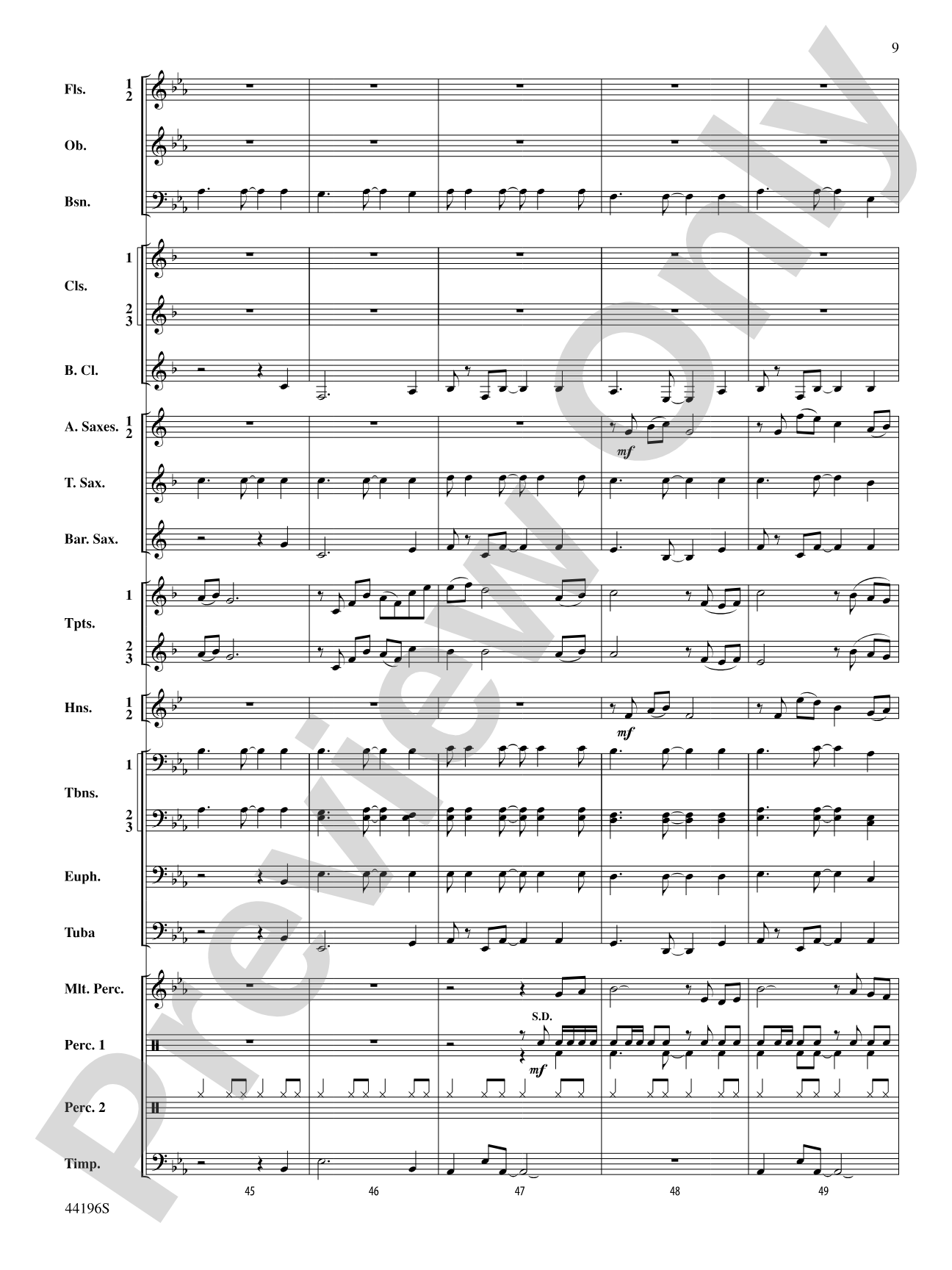 Finding a Way: Concert Band Conductor Score & Parts