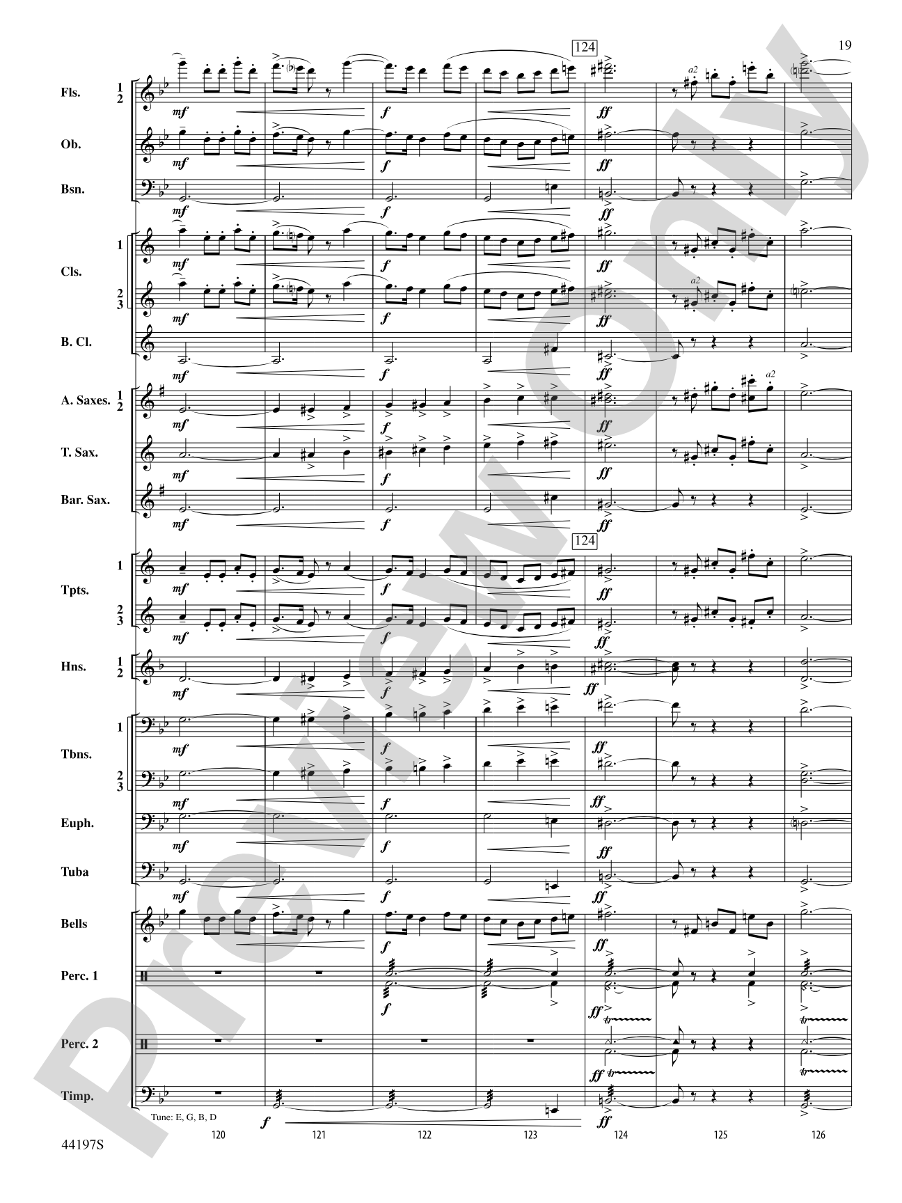 Scherzo Fantastique Excerpts: Concert Band Conductor Score & Parts