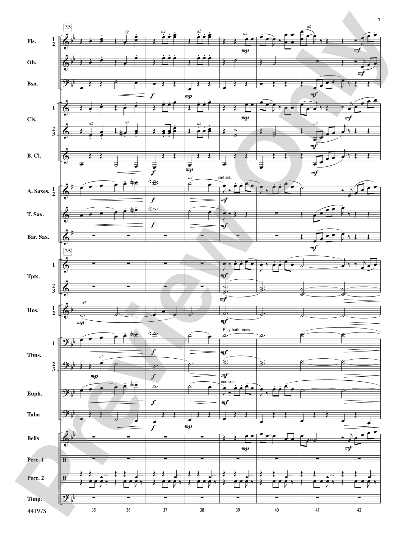 Scherzo Fantastique Excerpts: Concert Band Conductor Score & Parts