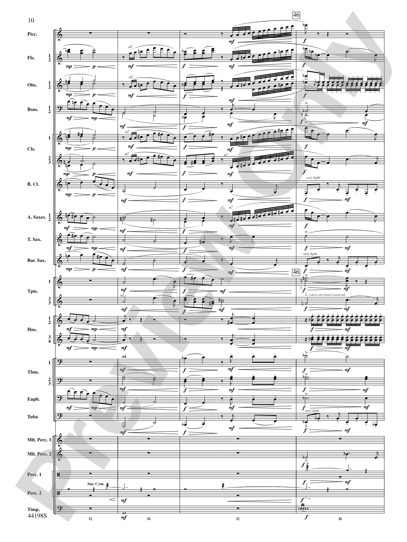 Afterlife: Concert Band Conductor Score & Parts