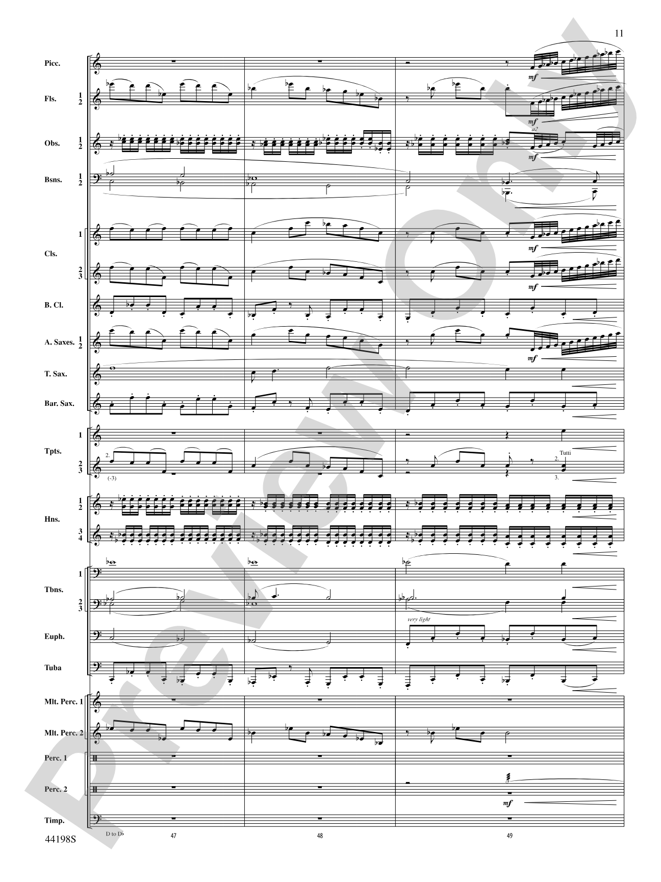 Afterlife: Concert Band Conductor Score & Parts