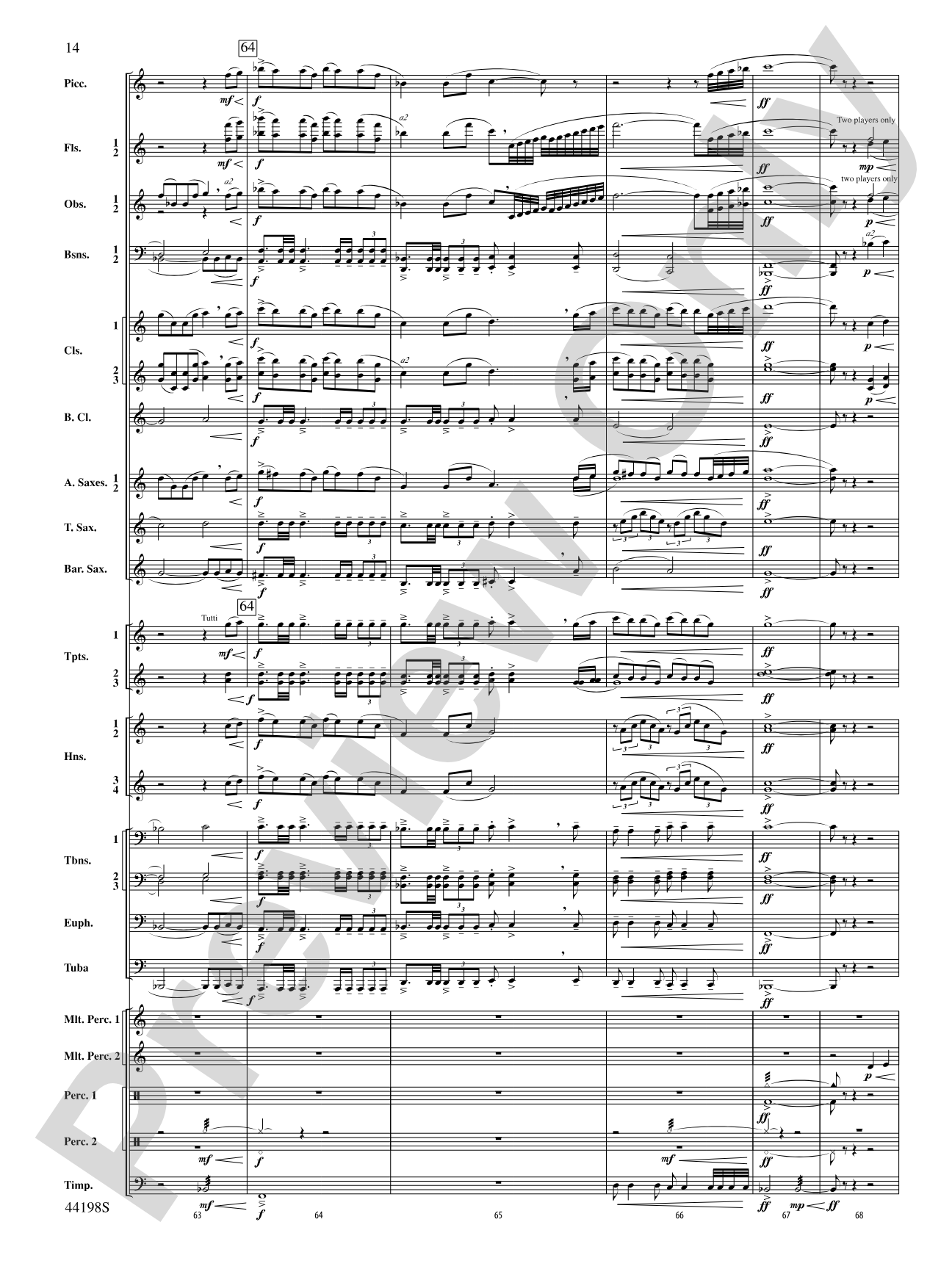 Afterlife: Concert Band Conductor Score & Parts