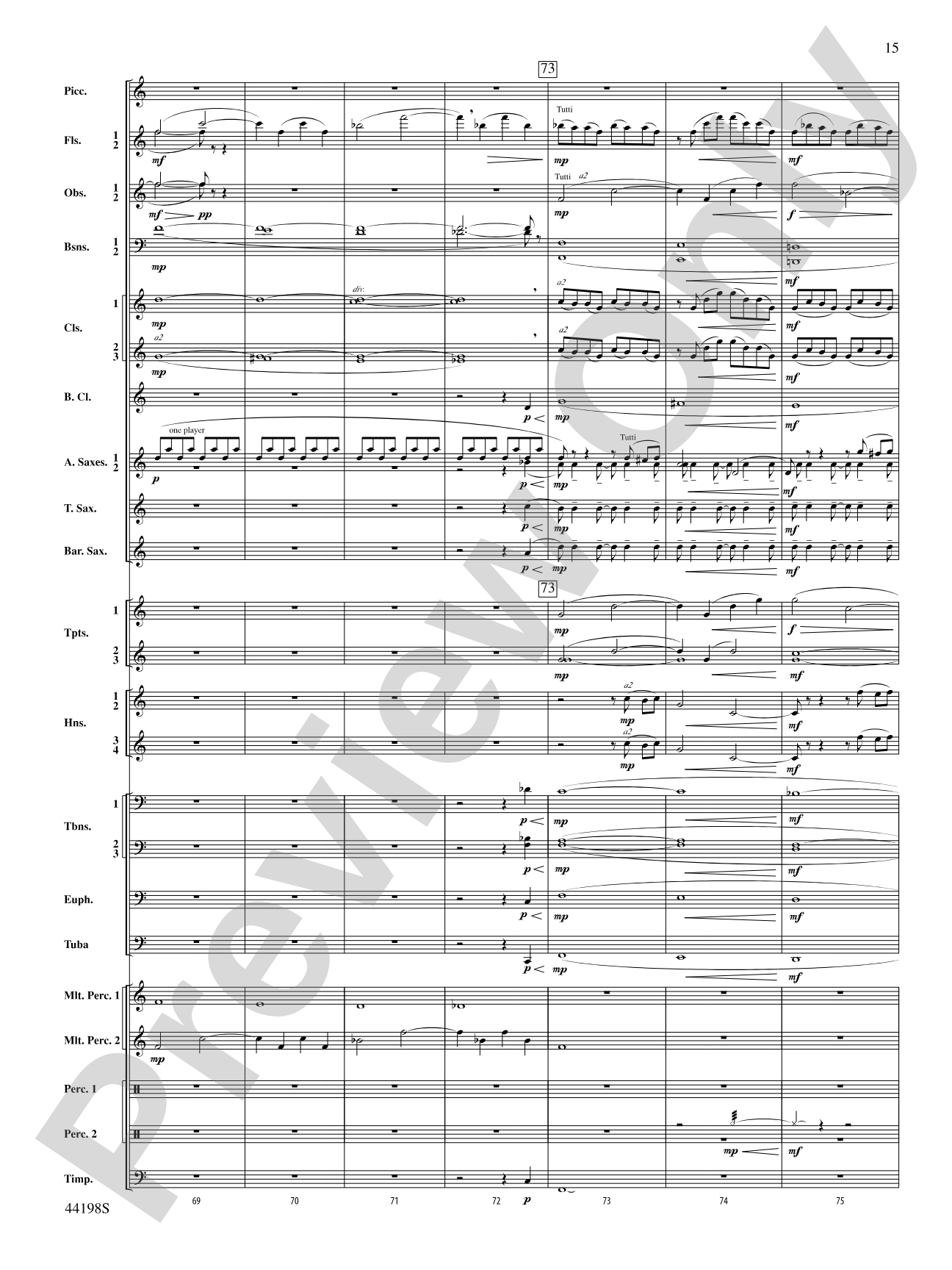 Afterlife: Concert Band Conductor Score & Parts