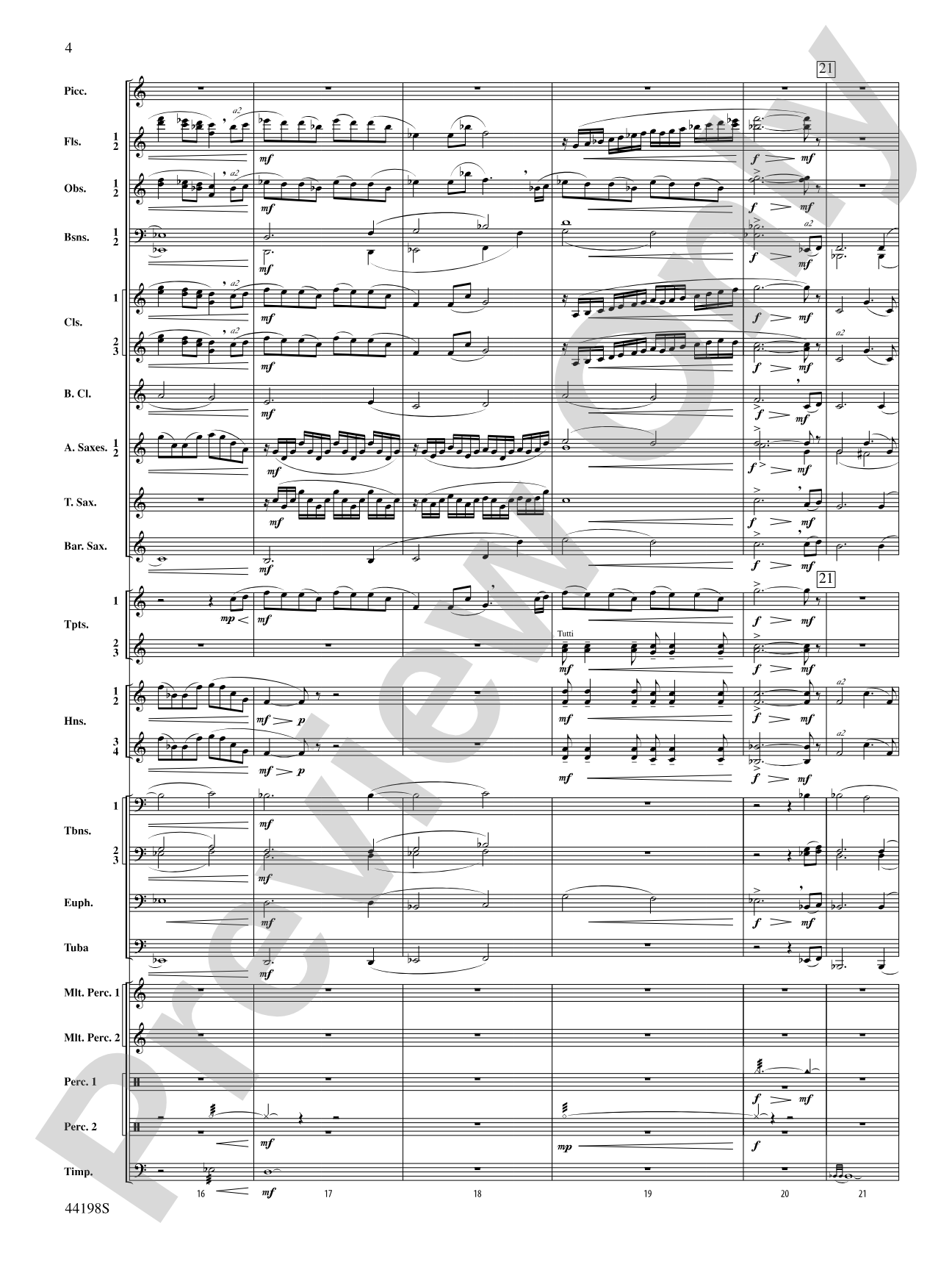 Afterlife: Concert Band Conductor Score & Parts