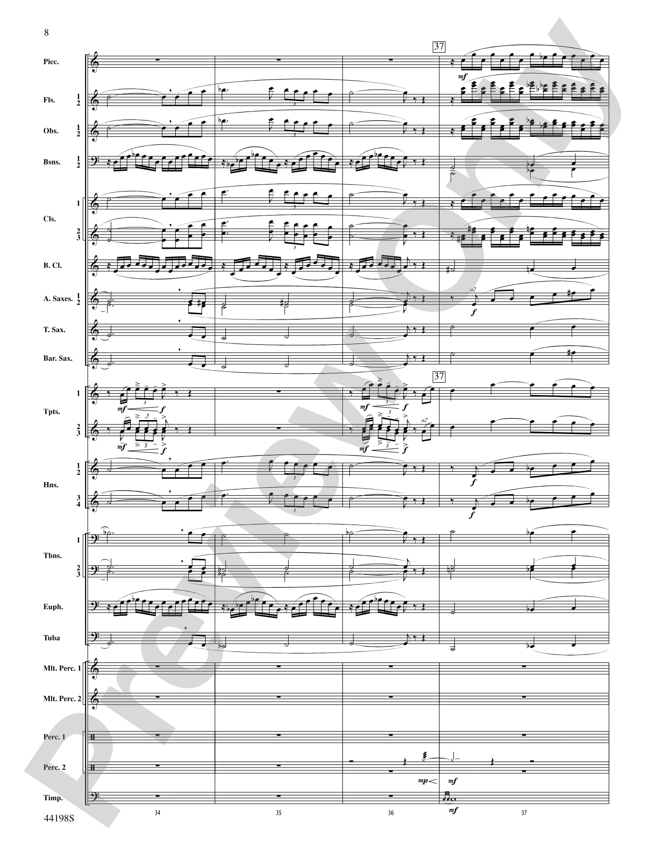 Afterlife: Concert Band Conductor Score & Parts