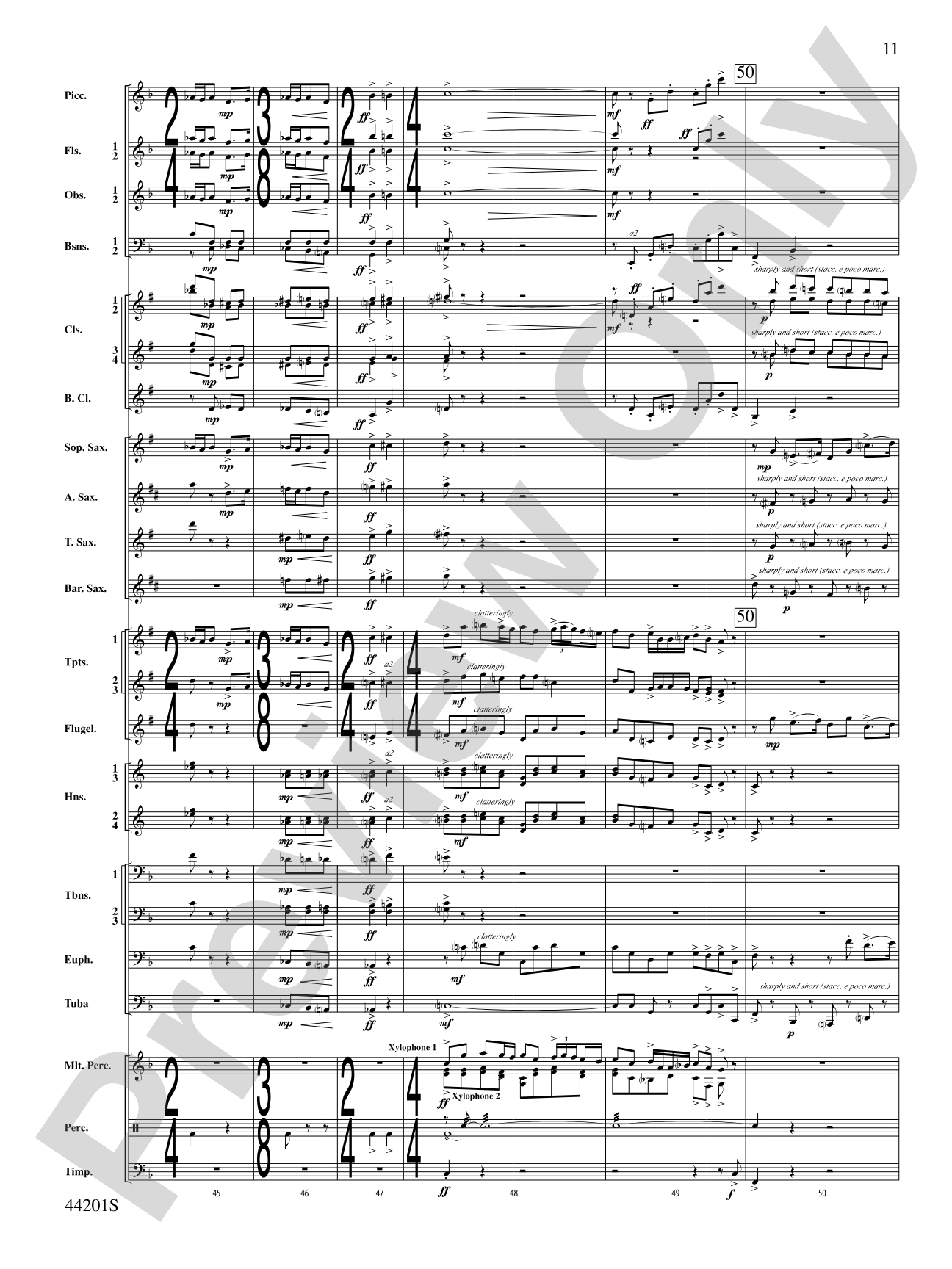 Handel in the Strand: Concert Band Conductor Score & Parts